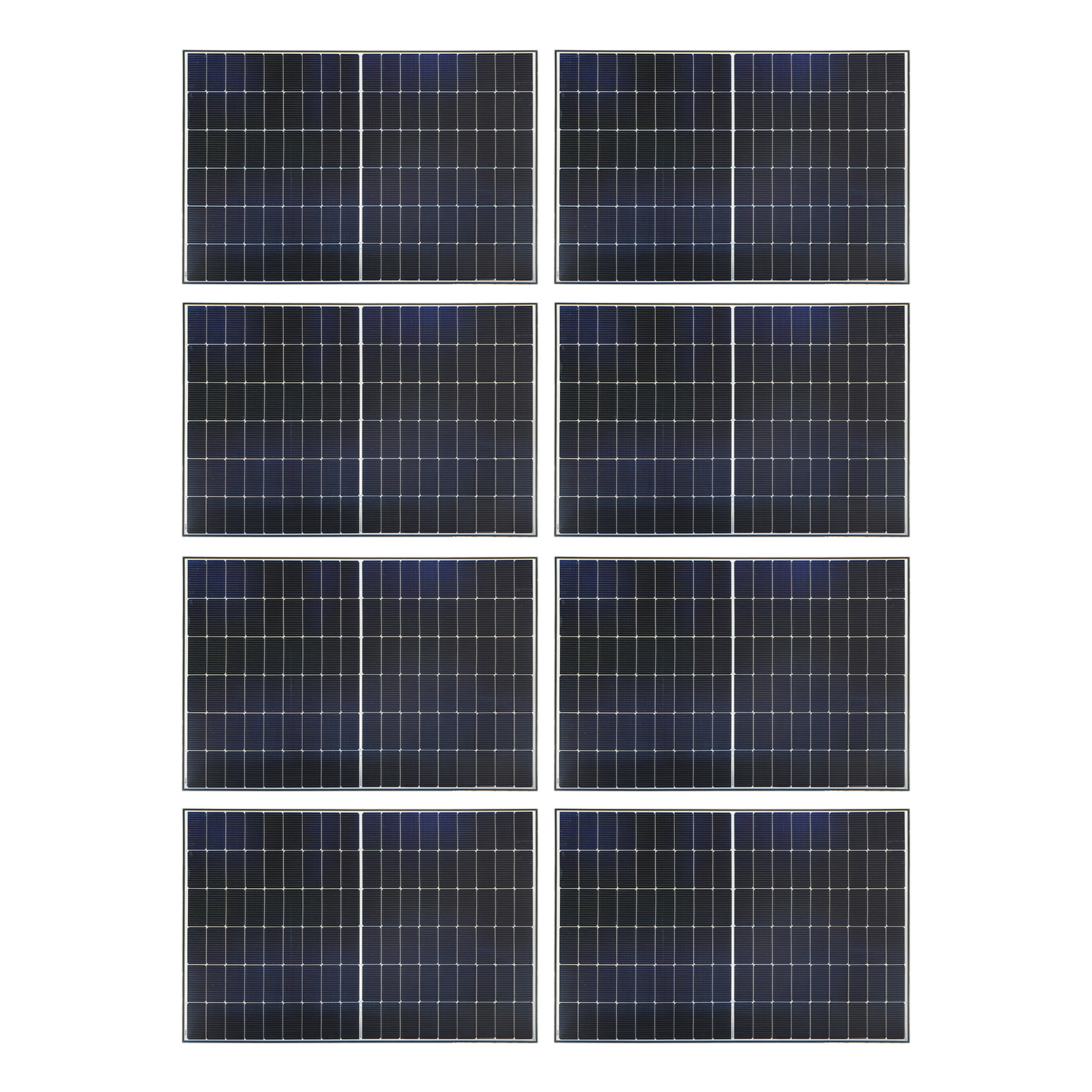 8x Linuo Solar Photovoltaikmodul 425 Watt