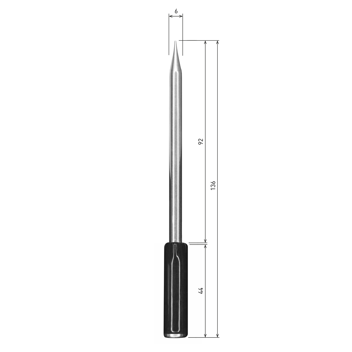 The MeatStick Einzelstick Temperaturfühler Schwarz