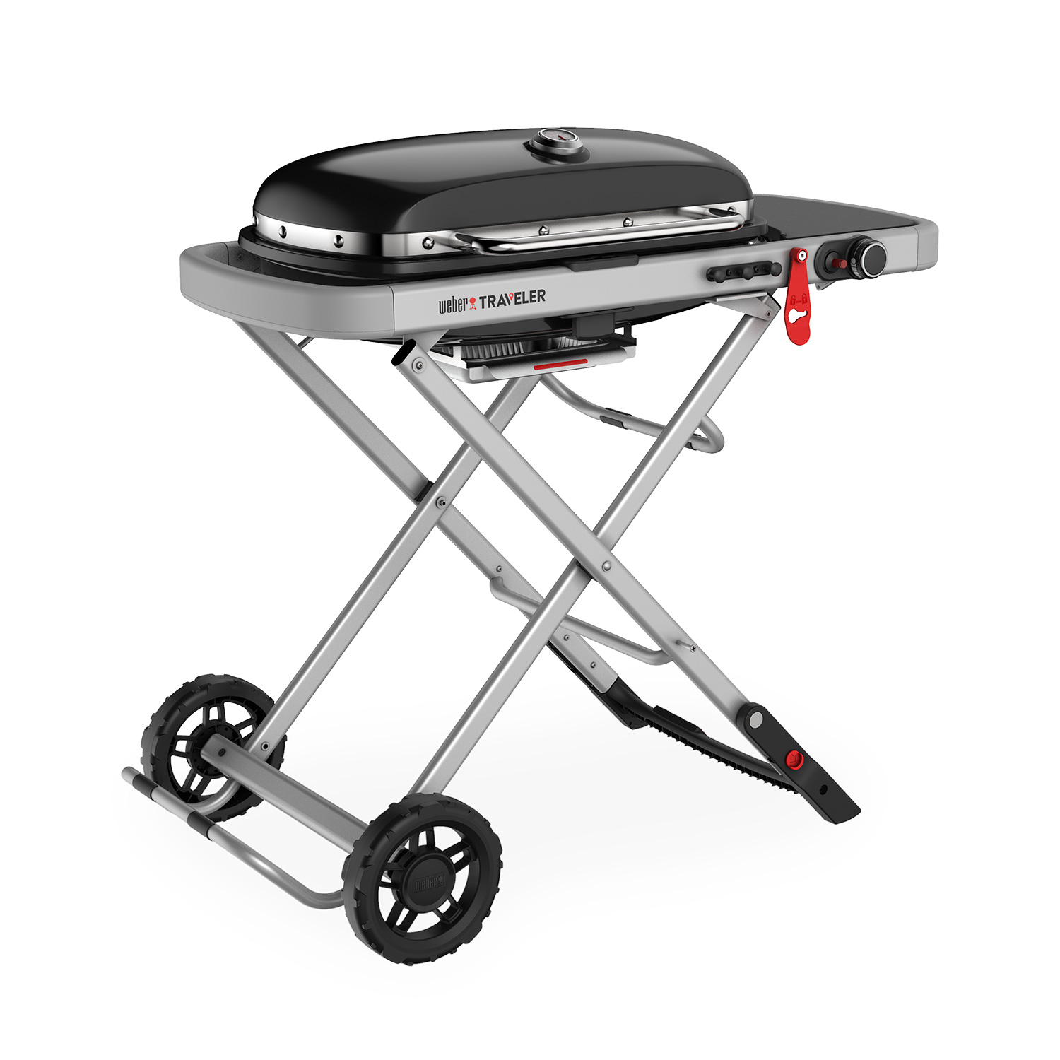 Weber Traveler Gasgrill Schwarz