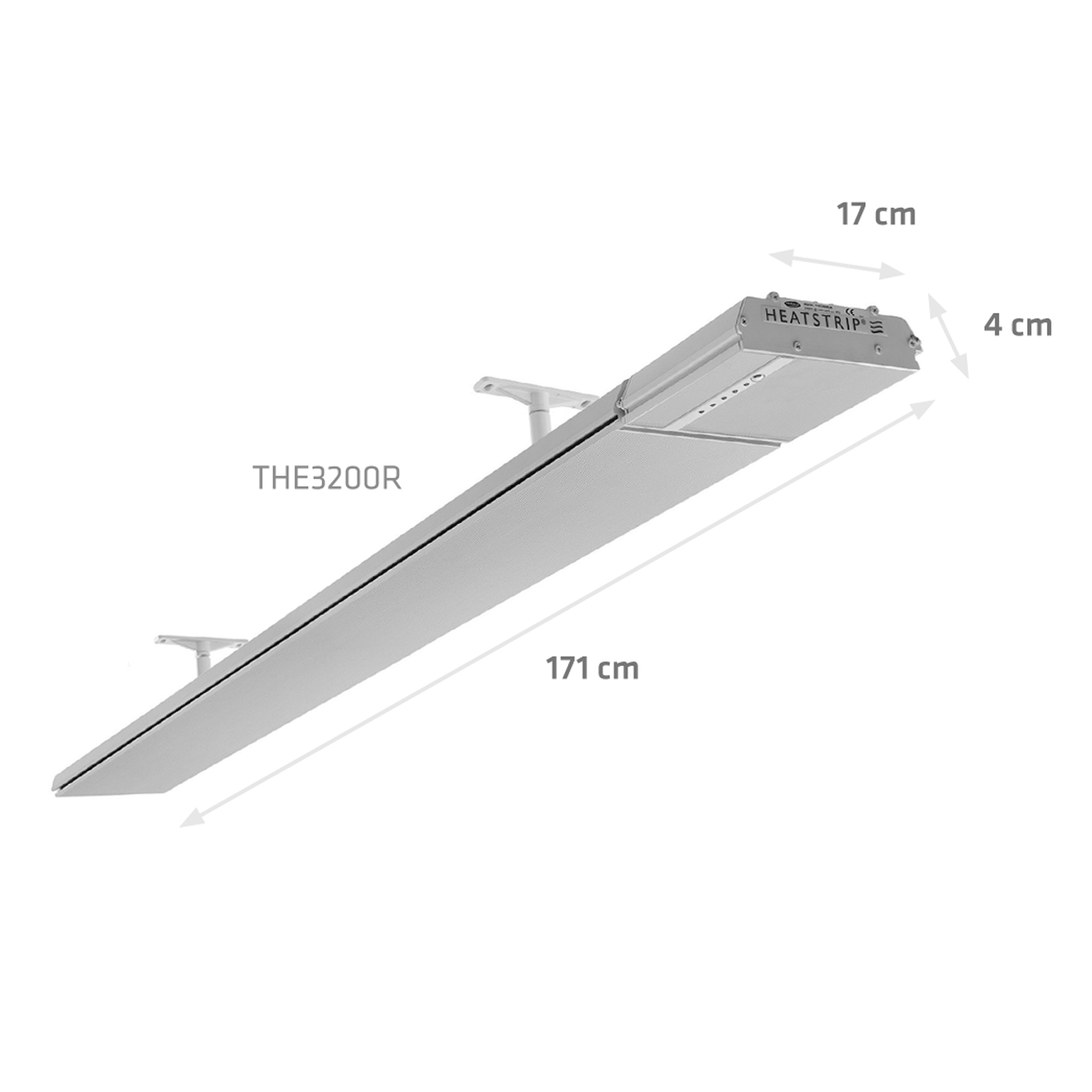 HEATSTRIP Heizstrahler Elegance Indoor + Outdoor 3200 Watt inkl. Fernbedienung