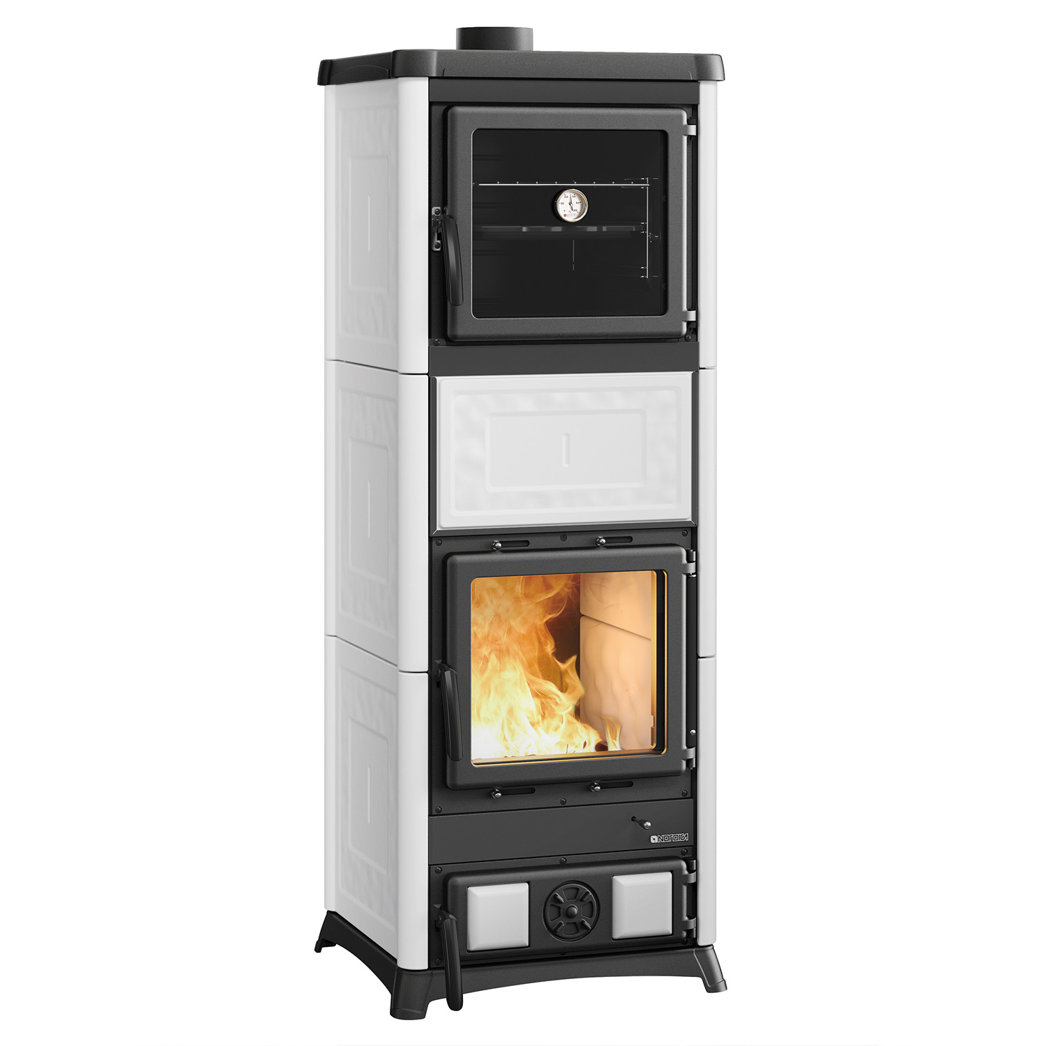 La Nordica Prestige Line Nova Forno Kaminofen Mattweiß