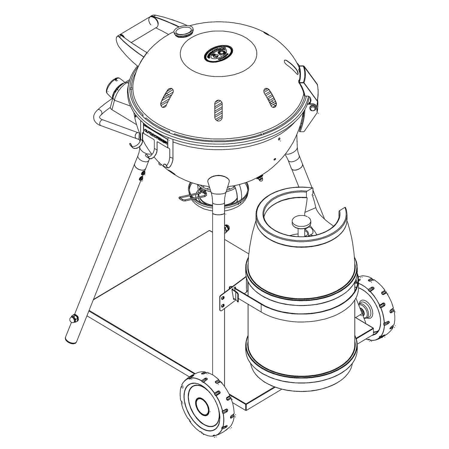 Outdoorchef Kensington 480 G Gas-Kugelgrill