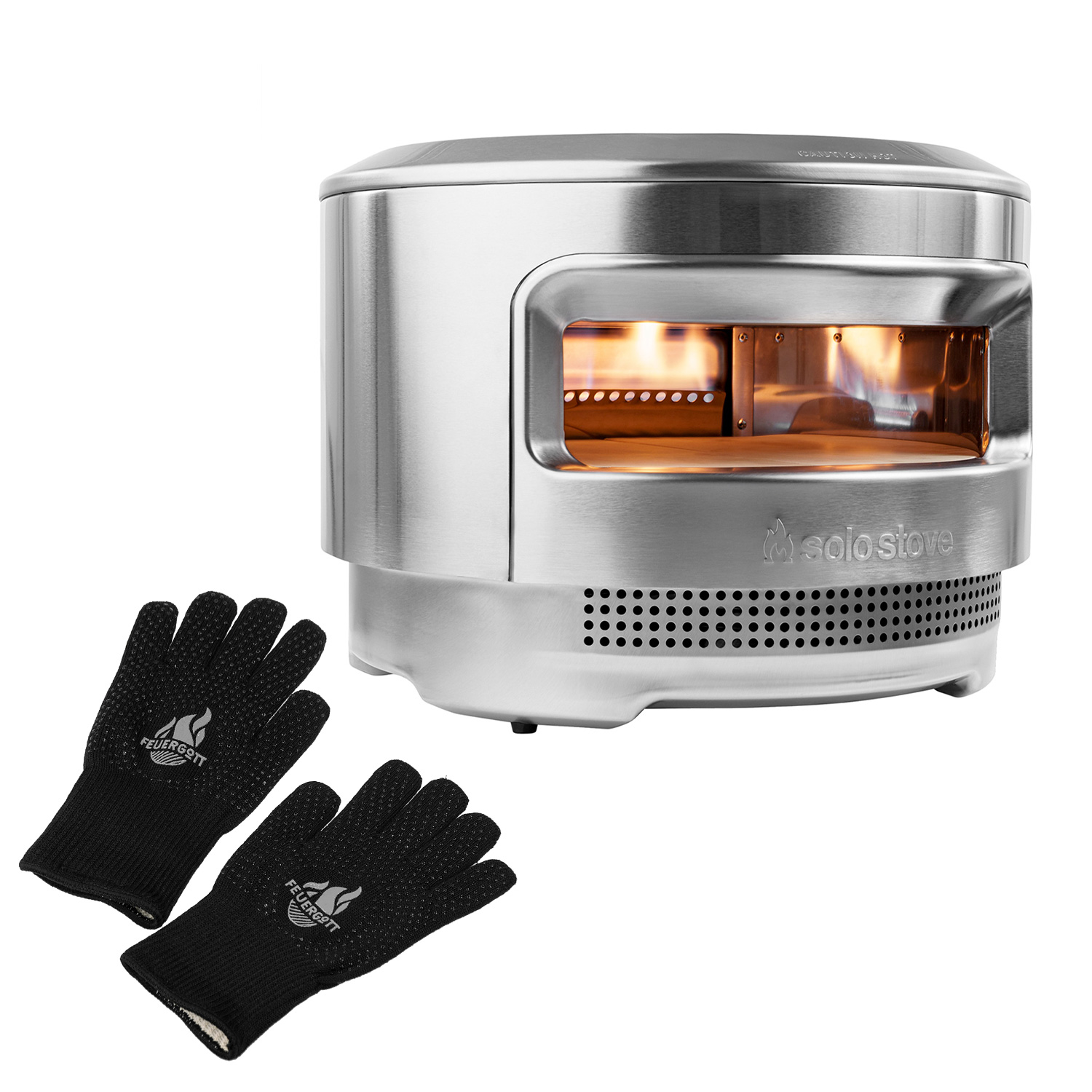 FEUERGOTT Grill- & Ofenhandschuhe + Solo Stove Pizzaofen