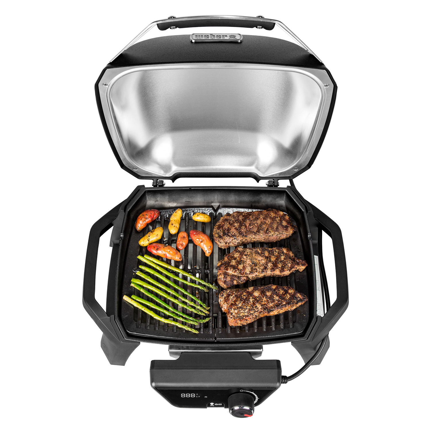 Weber PULSE 1000 Elektro-Tischgrill Schwarz