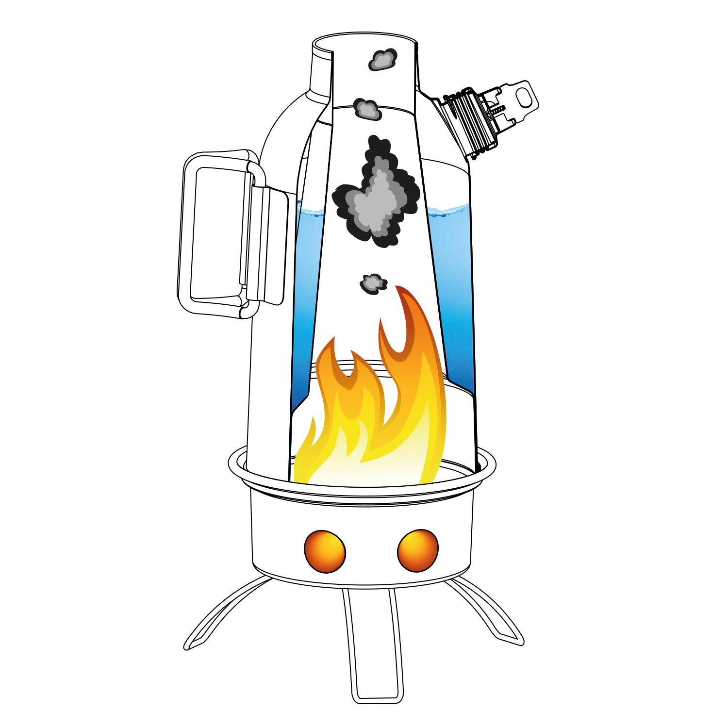 Petromax Feuerkanne Edelstahl 0,75 Liter