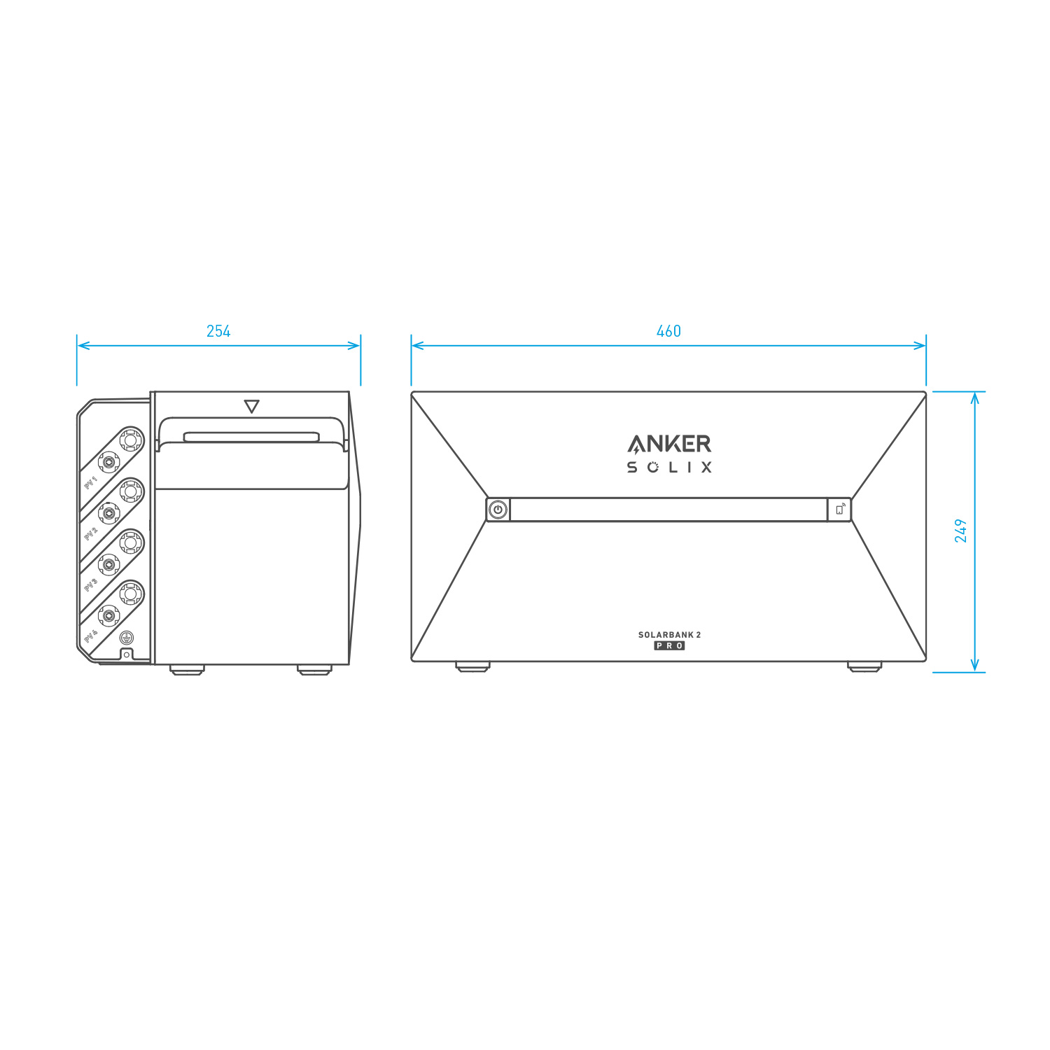 Anker SOLIX Solarbank 2 E1600 PRO Balkon-Stromspeichersystem inkl. Smart Meter