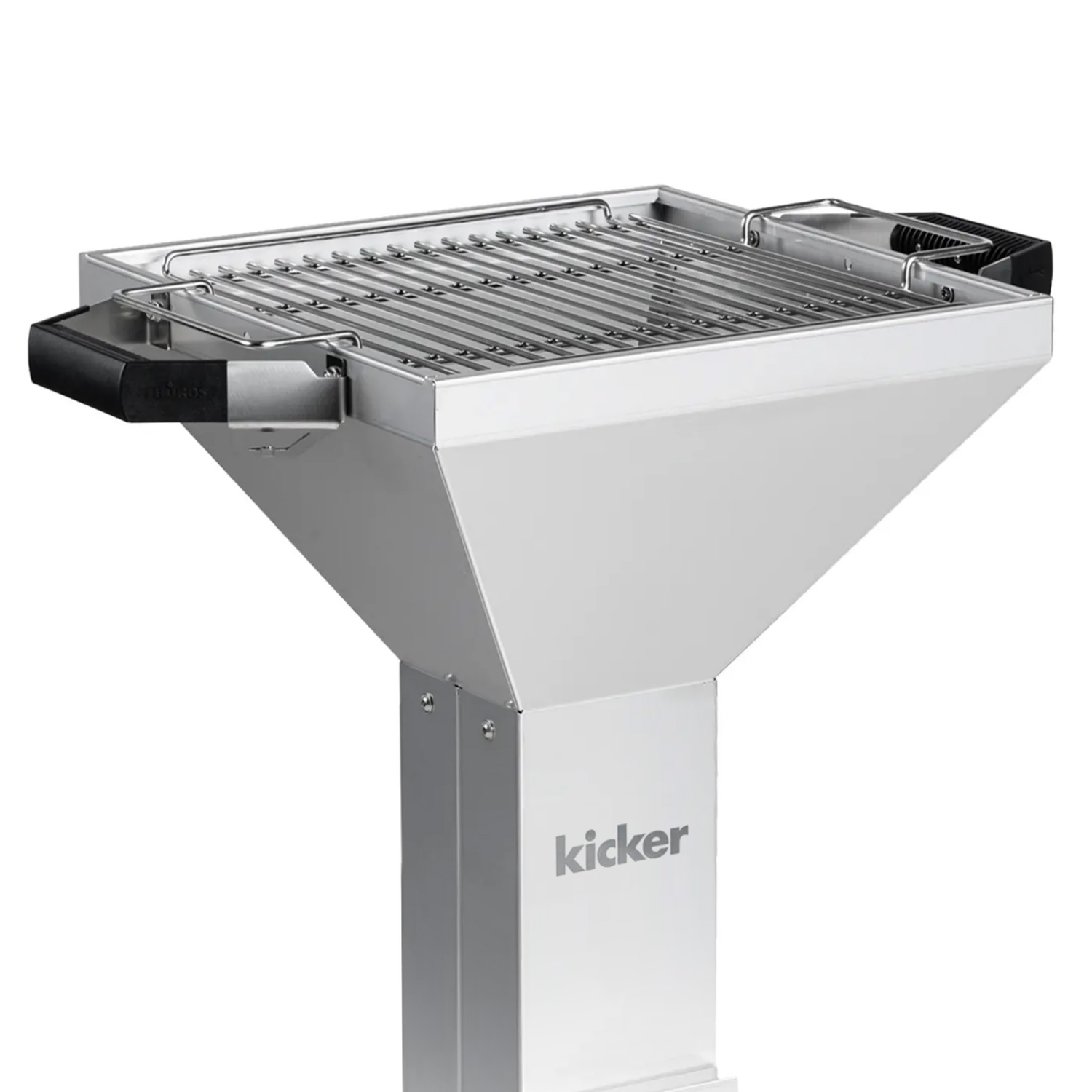 Thüros T3 Säulengrill Grillfläche 42 x 42 cm mit Standfuß Kicker-Sonderedition