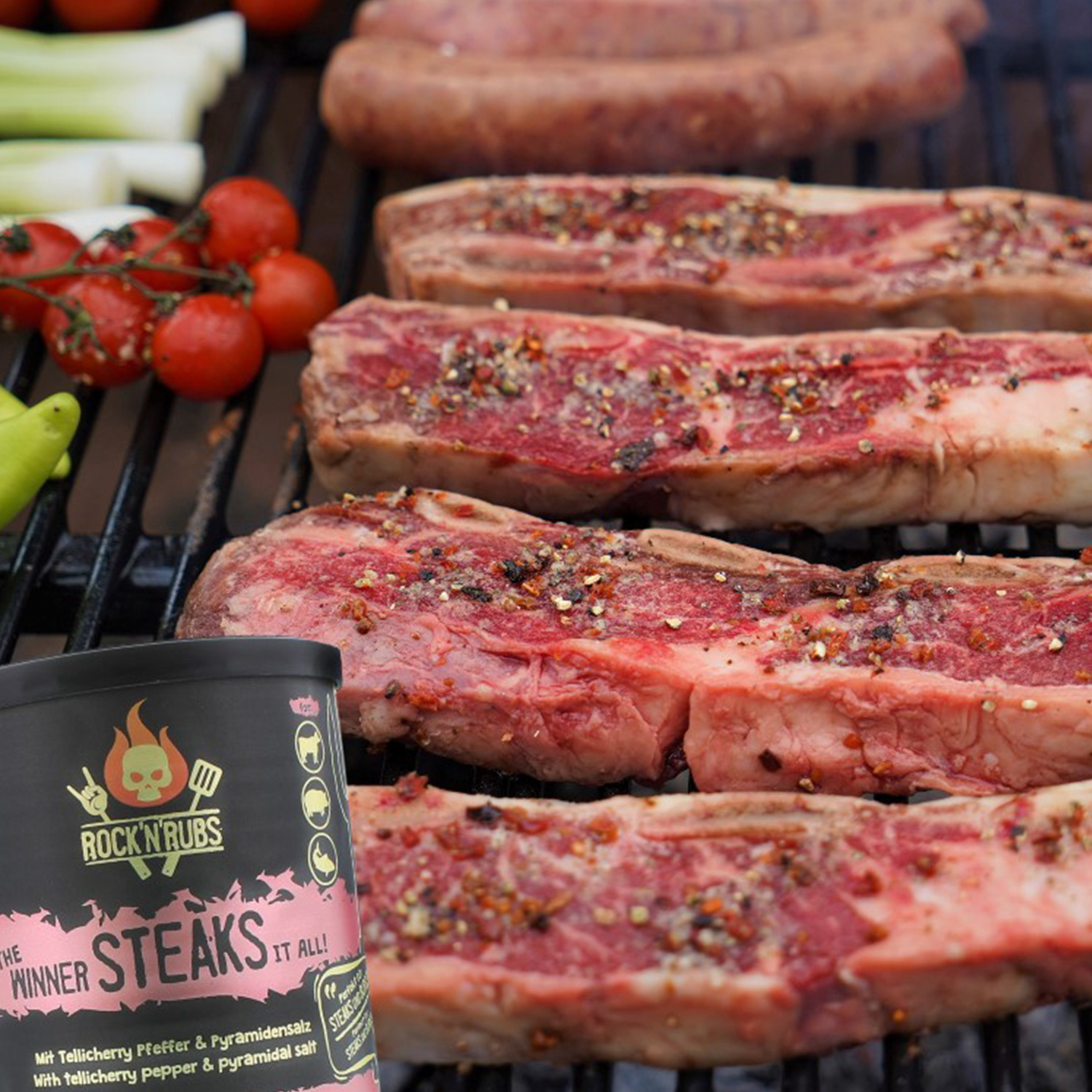 Rock'n'Rubs Gold Line The Winner steaks it all 140 g