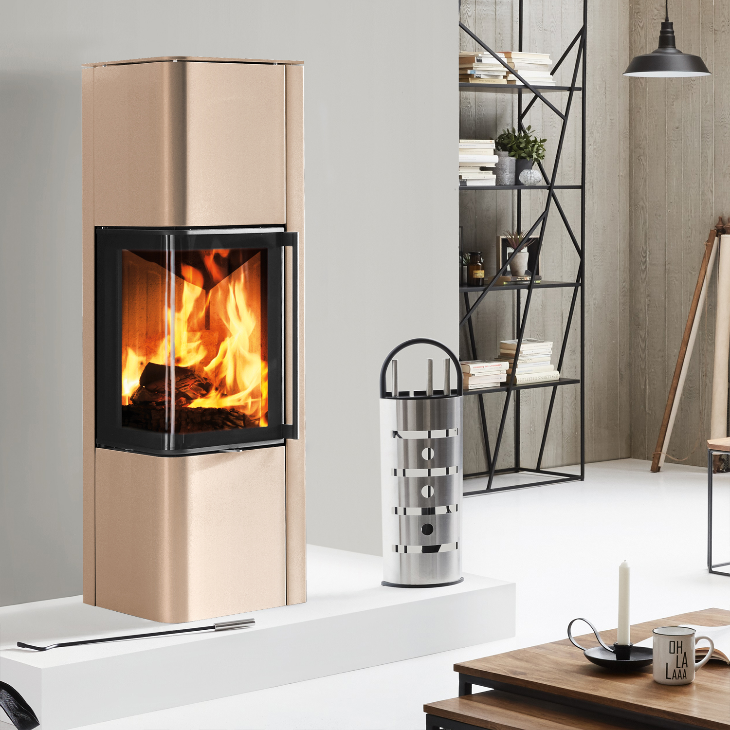 Spartherm Cubo L Kaminofen Perle