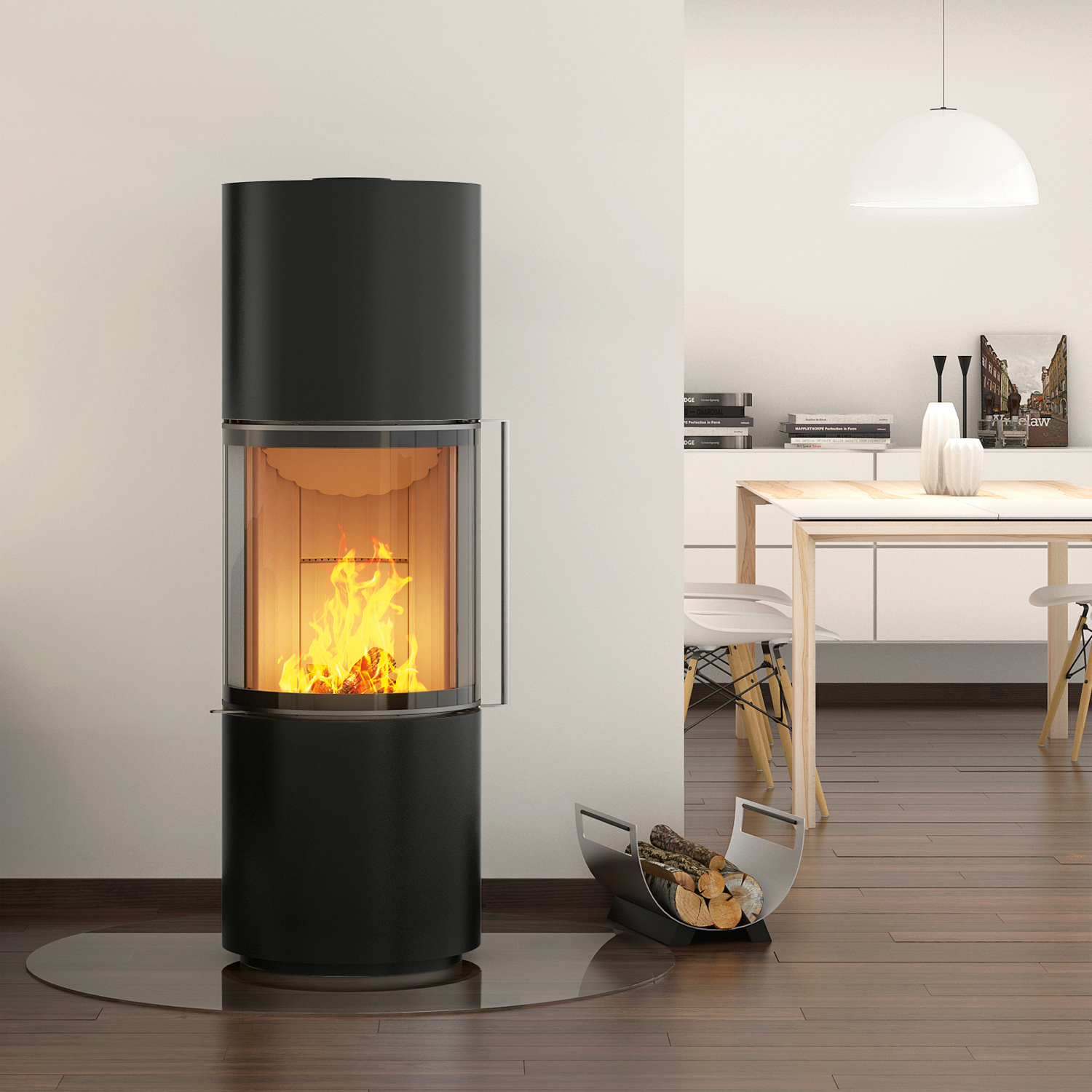 Spartherm Passo S RLU Kaminofen Nero