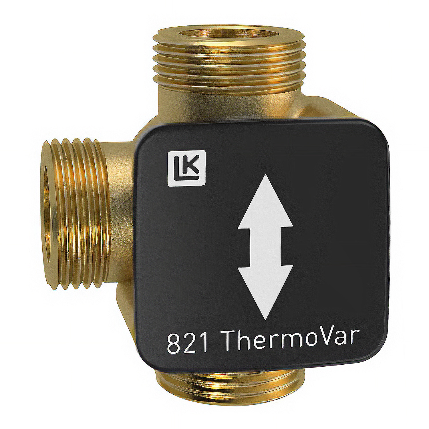 LK Armatur thermisch geregeltes 3-Wege-Zonenventil 821 ThermoVar G 1 Zoll für 55°C