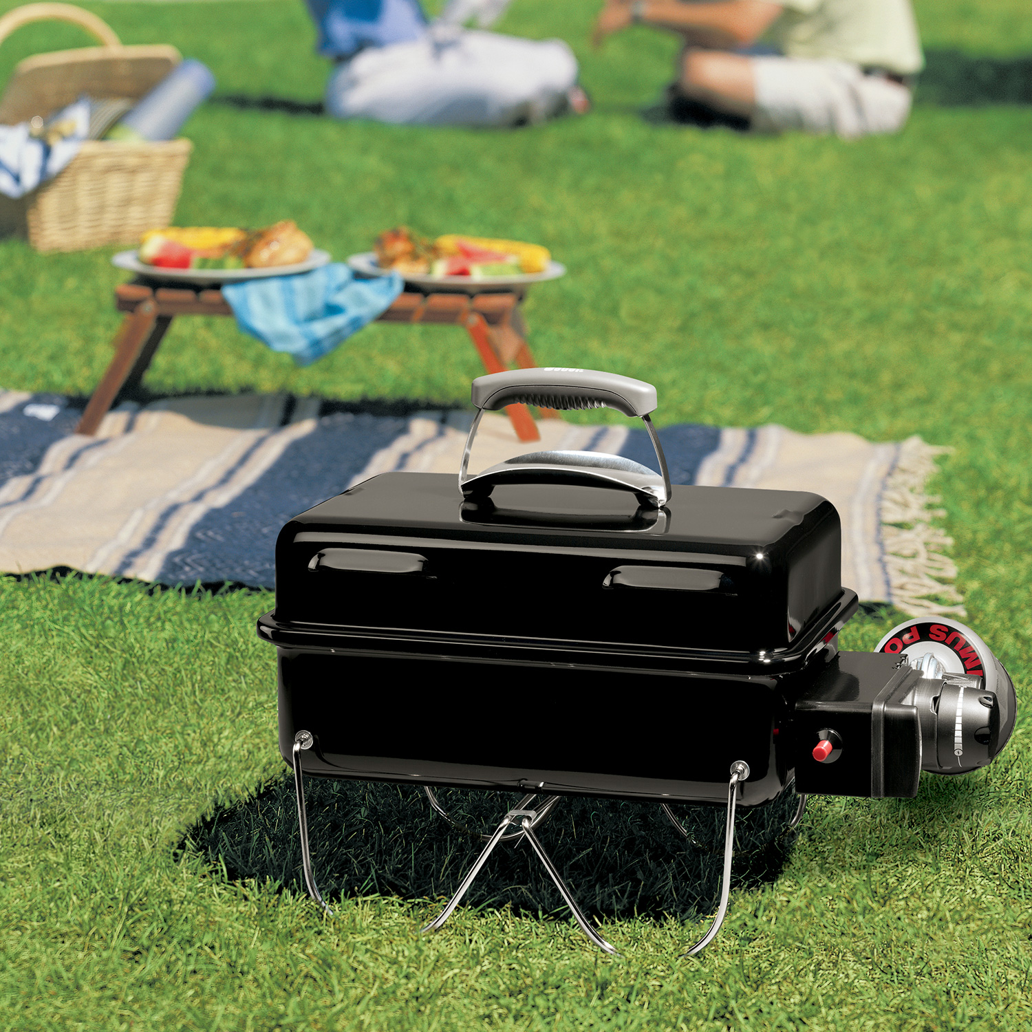 Weber Go-Anywhere Gasgrill Schwarz