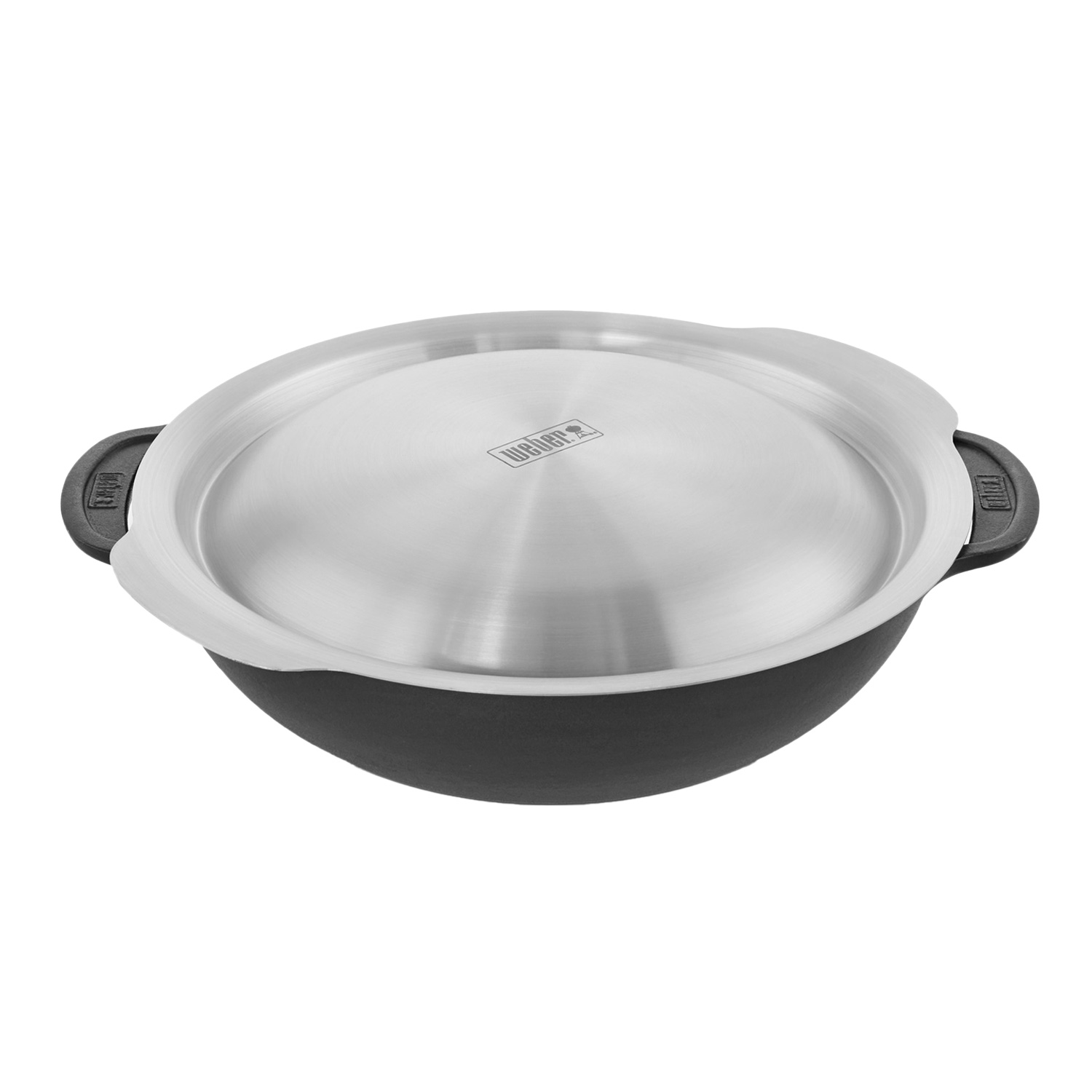 Weber CRAFTED Wok mit Deckel und Dünsteinsatz