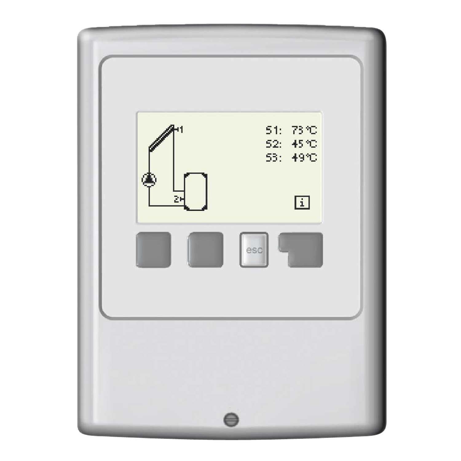 Olsberg Temperaturdifferenz-Controller für Tolima Aqua II Compact und Nevado Aqua Compact