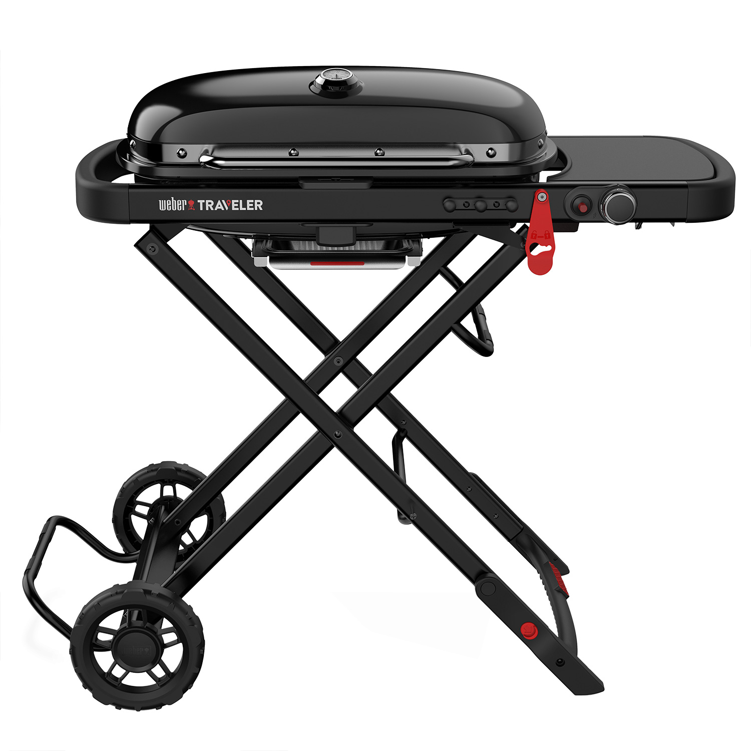 Weber Traveler Stealth Edition Gasgrill Schwarz