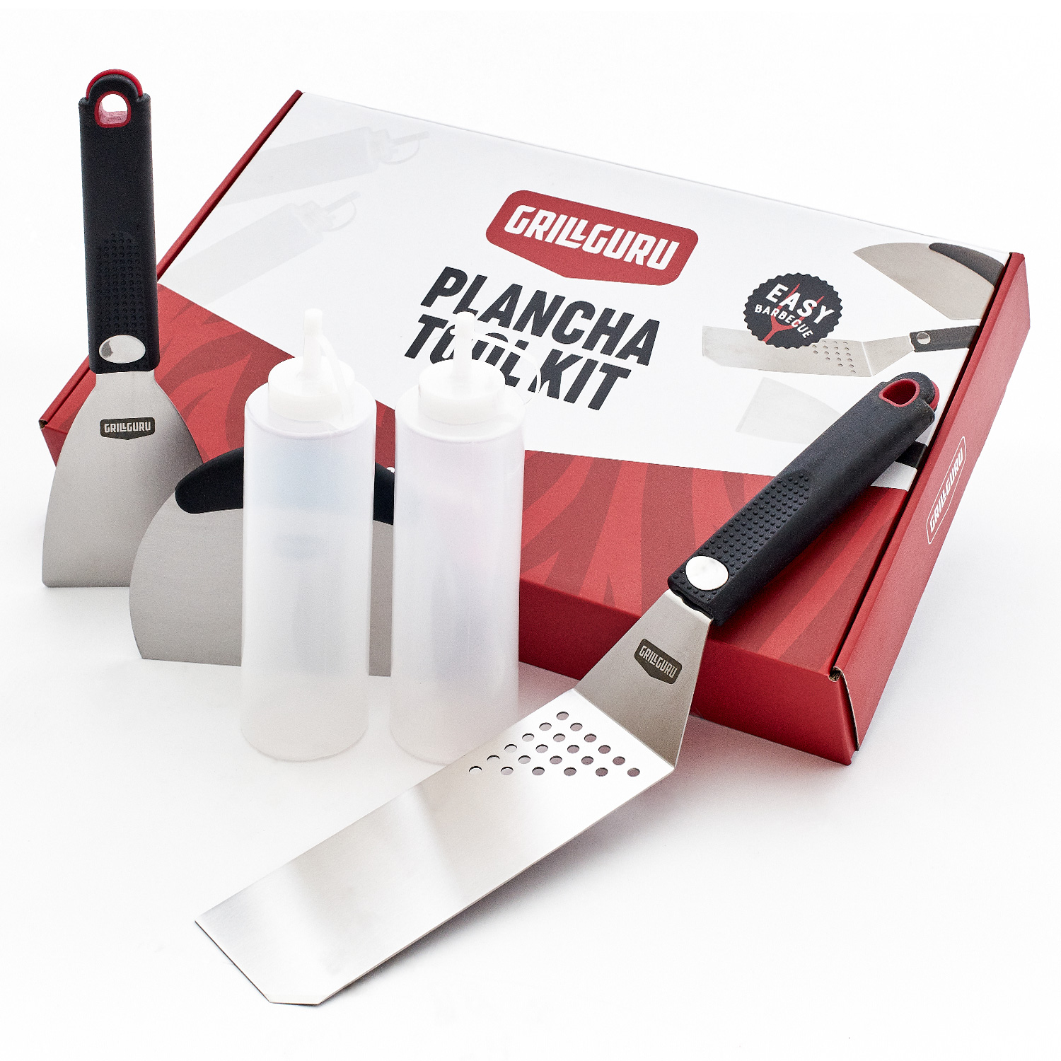 Grill Guru Powerplate Plancha Tool Kit 5-tlg.