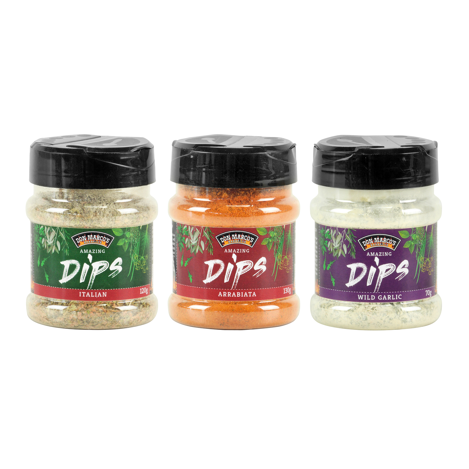 Don Marco's Dip 3er-Set: Italian, Arrabiata & Wild Garlic