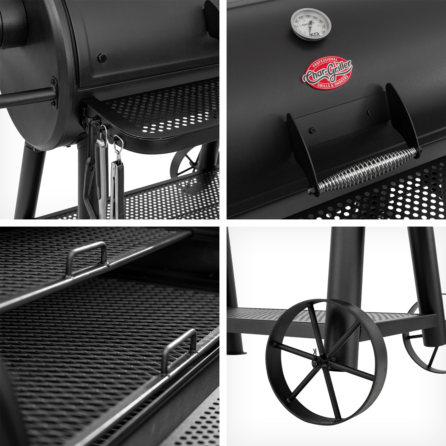 Char-Griller Grand Champ Offset-Smoker und Holzkohlegrill