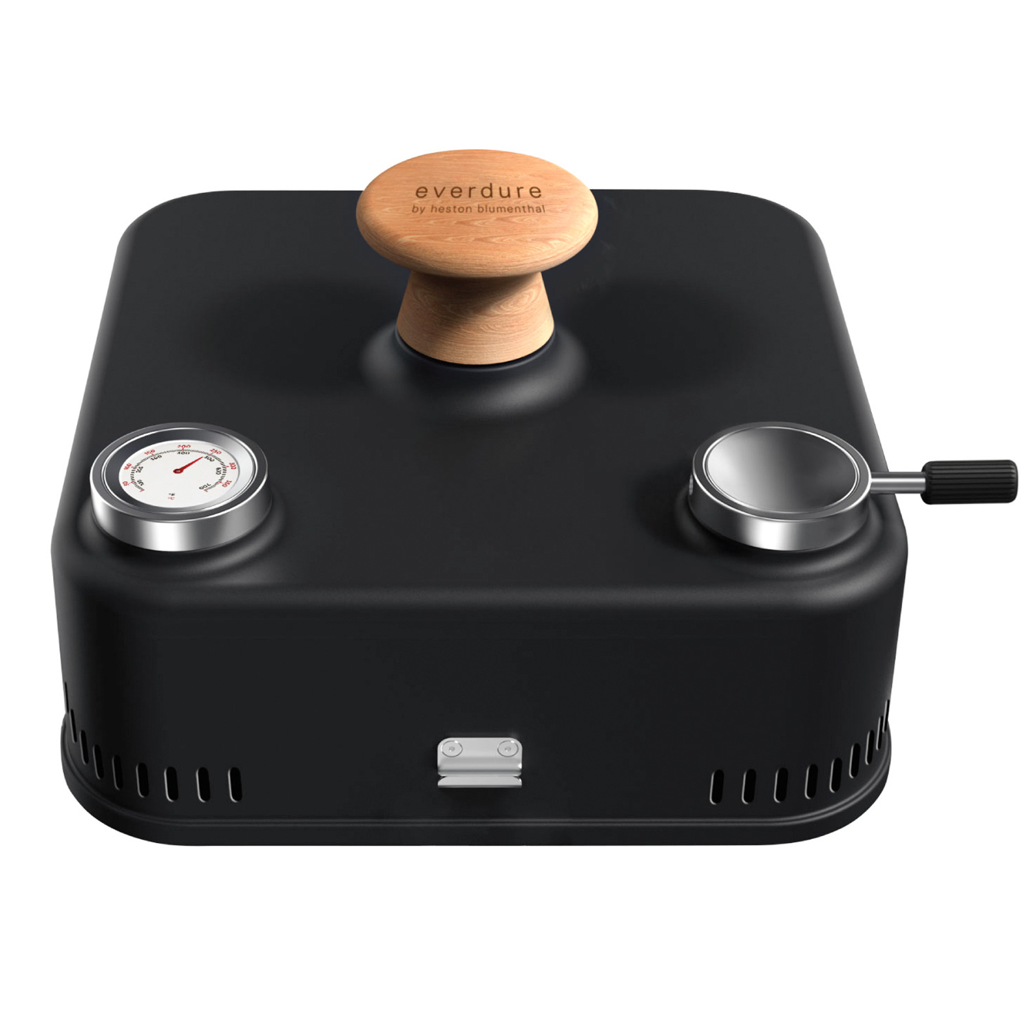 Everdure CUBE 360 tragbarer Holzkohlegrill mit Deckel All Black