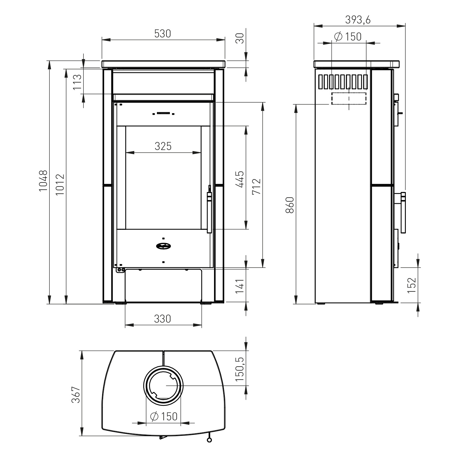 Fireplace Elite Budapest Kaminofen Speckstein + 1 m³ Kaminholz gratis