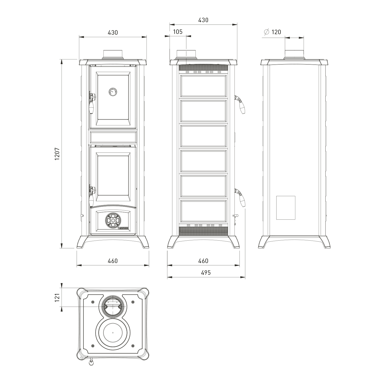 La Nordica Gemma Forno 5.0 Petra Kaminofen Naturstein