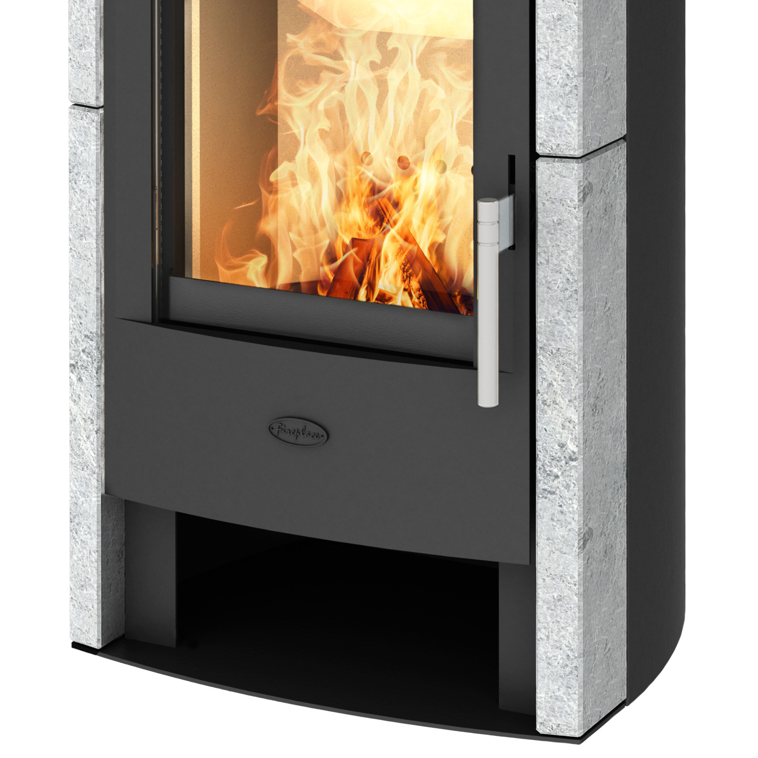 Fireplace Elite Budapest Kaminofen Speckstein + 1 m³ Kaminholz gratis