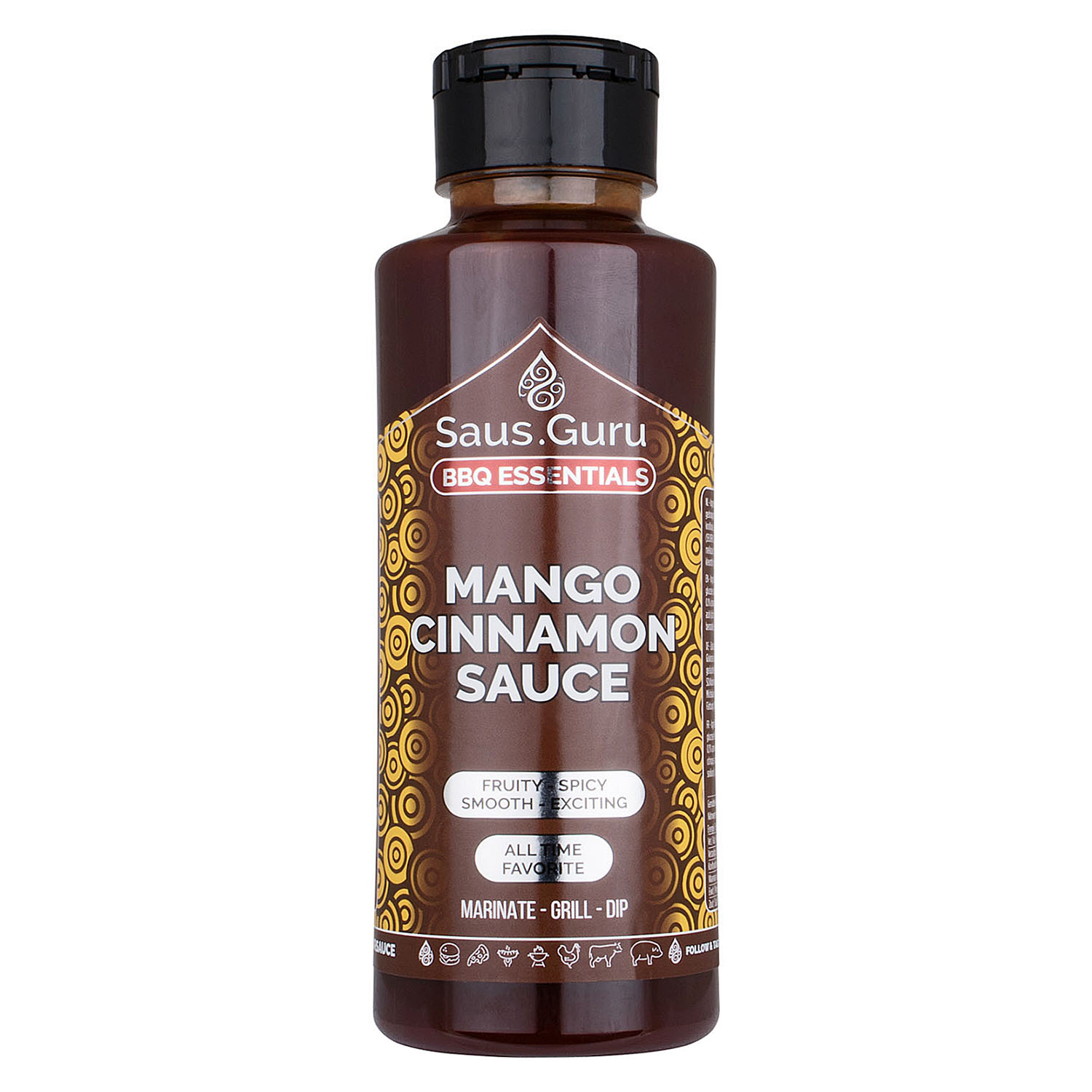 Saus.Guru BBQ-Soße Mango Cinnamon 500 ml