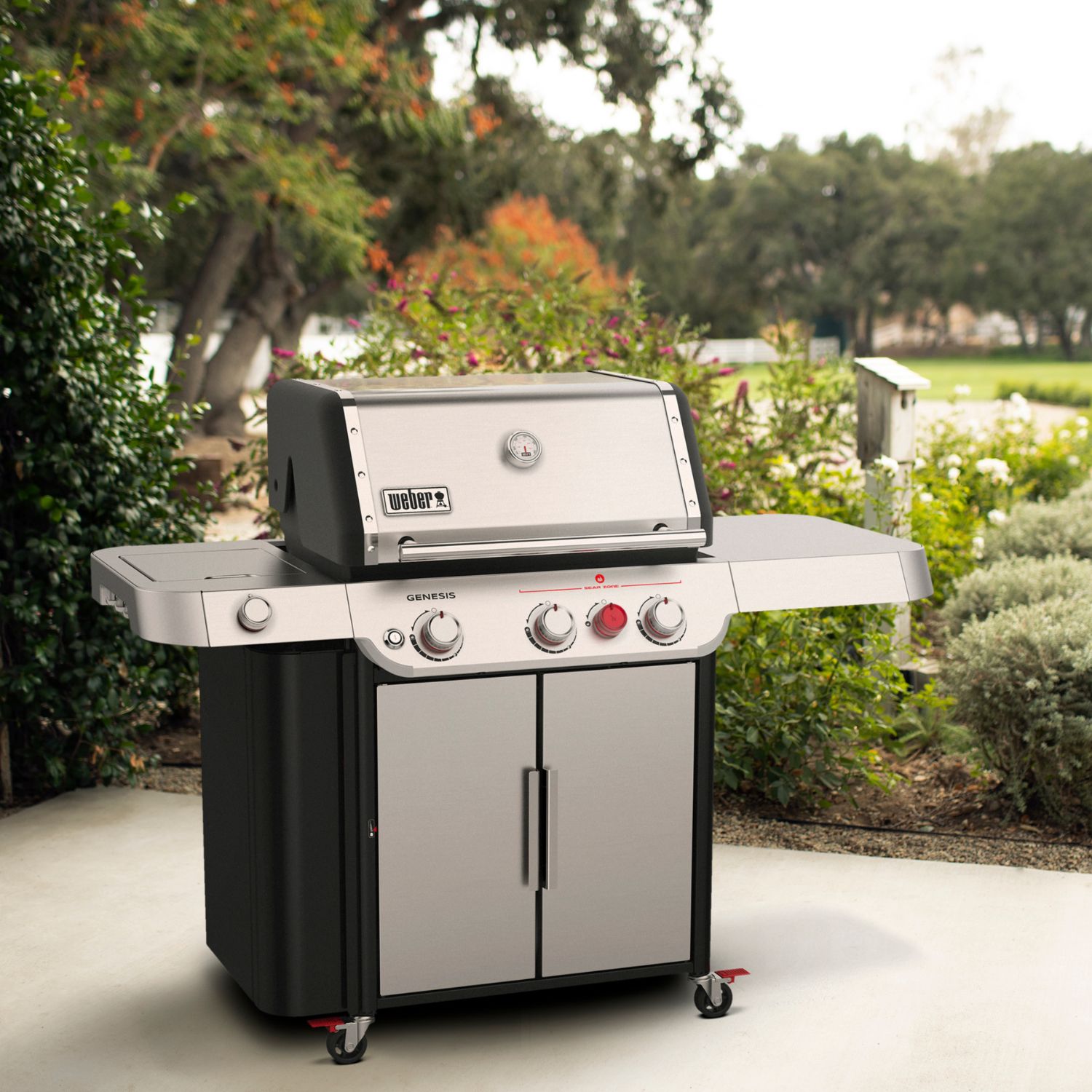 Weber Genesis S-335 Gas-Grillstation Edelstahl