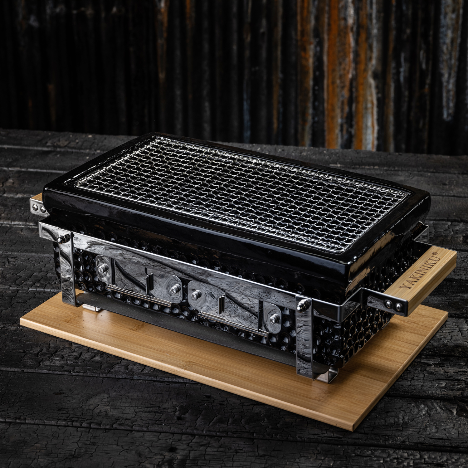 Yakiniku Shichirin Keramik Grill eckig 35x17 cm