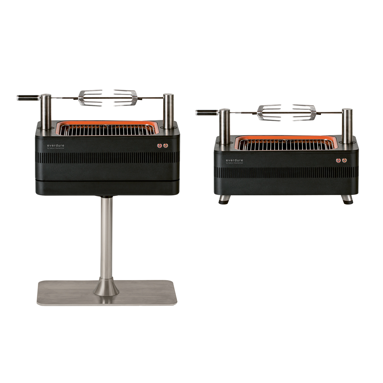 Everdure FUSION Holzkohlegrill + Abdeckhaube + Bambustischplatte