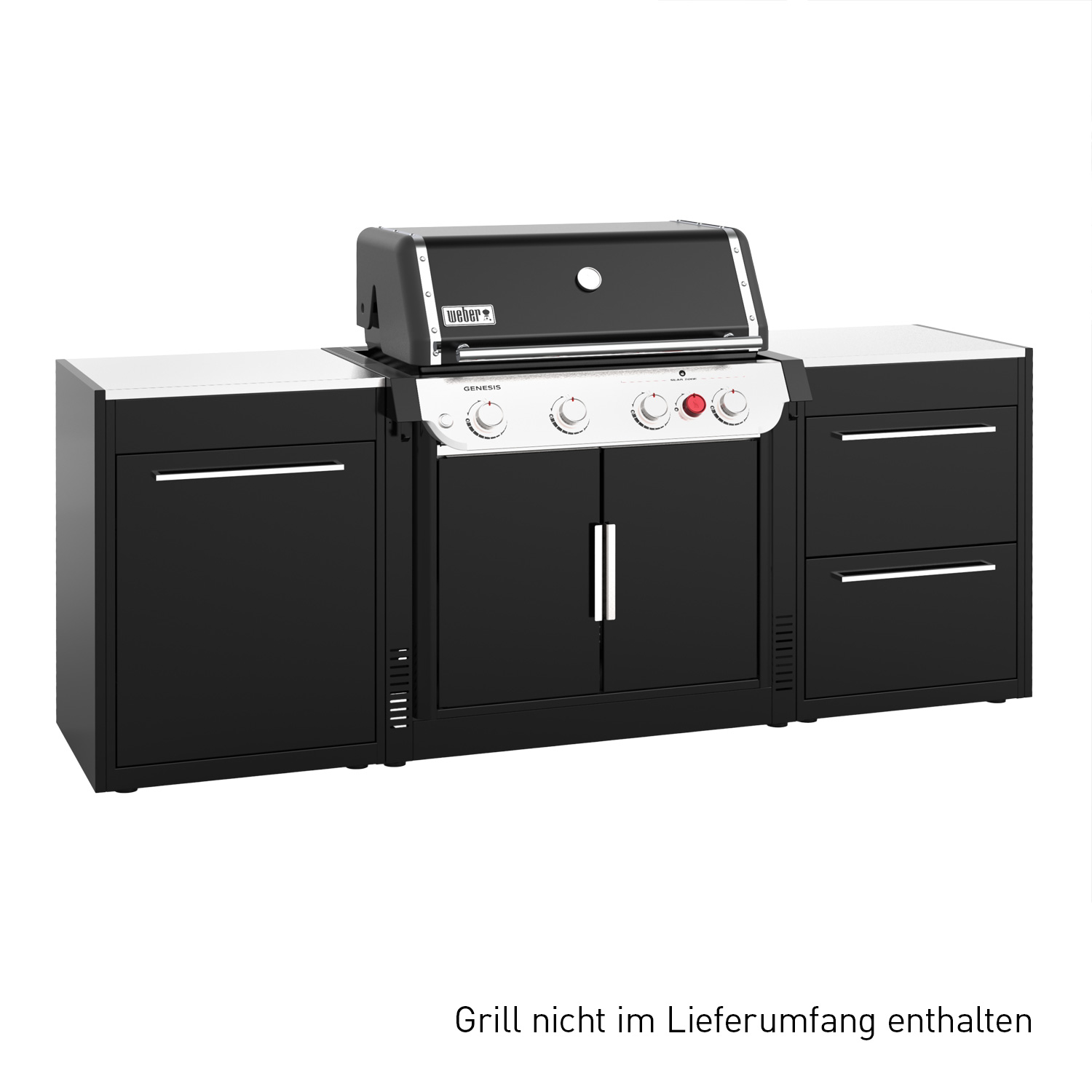 Weber BBQ Kitchen Set 1 für Genesis 4-Brenner ohne Seitenkocher