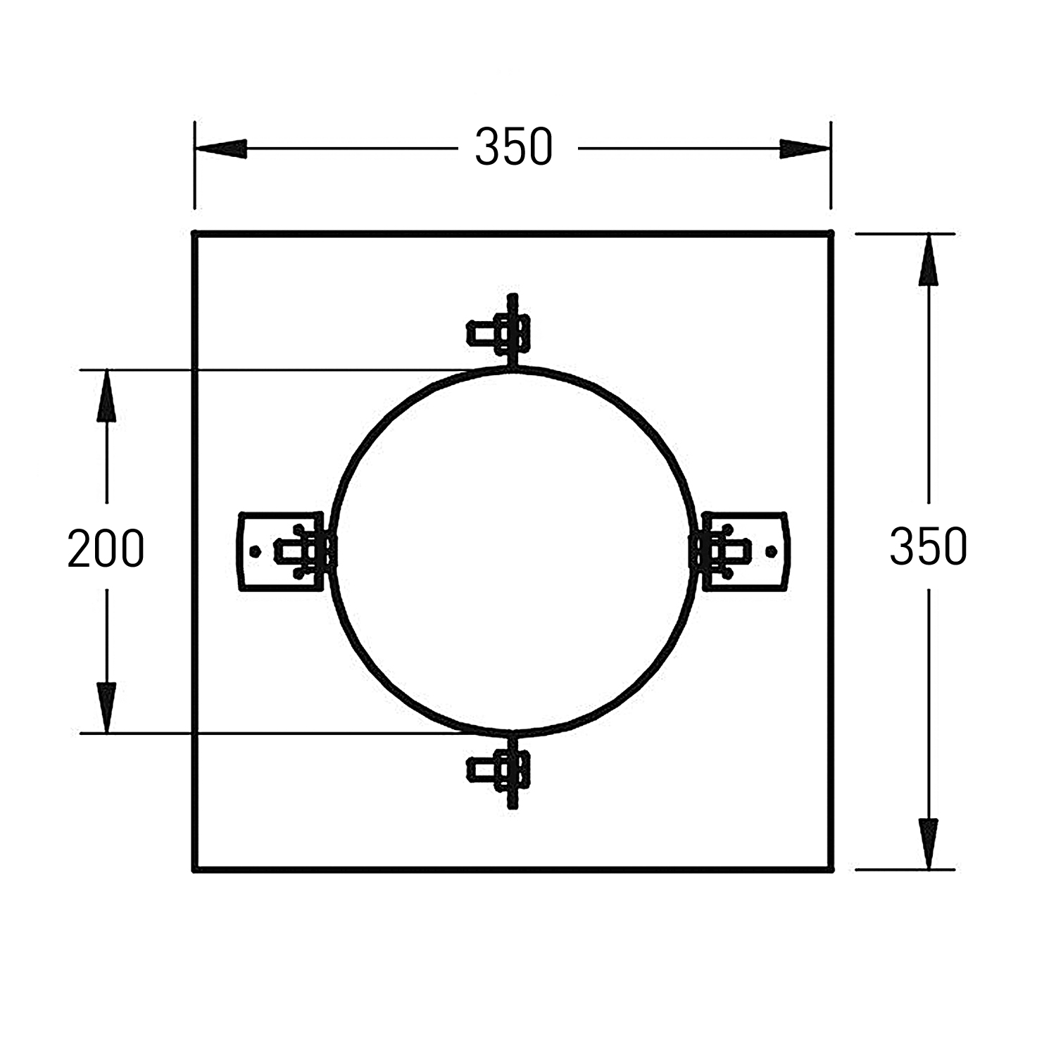 Trimline CC Etagenkonsole 130-200