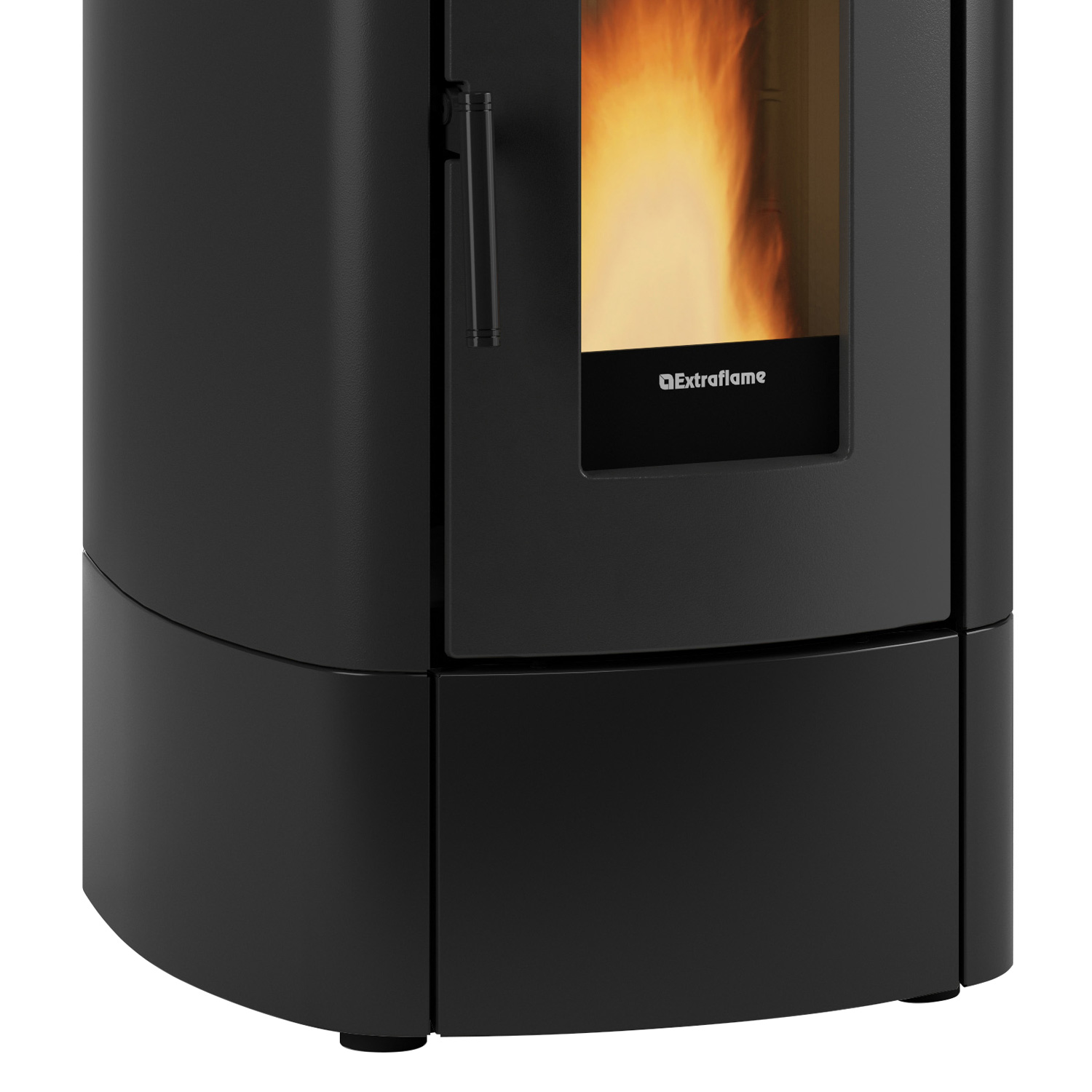 Extraflame Evolution Line Angy Pelletofen Stahl Schwarz