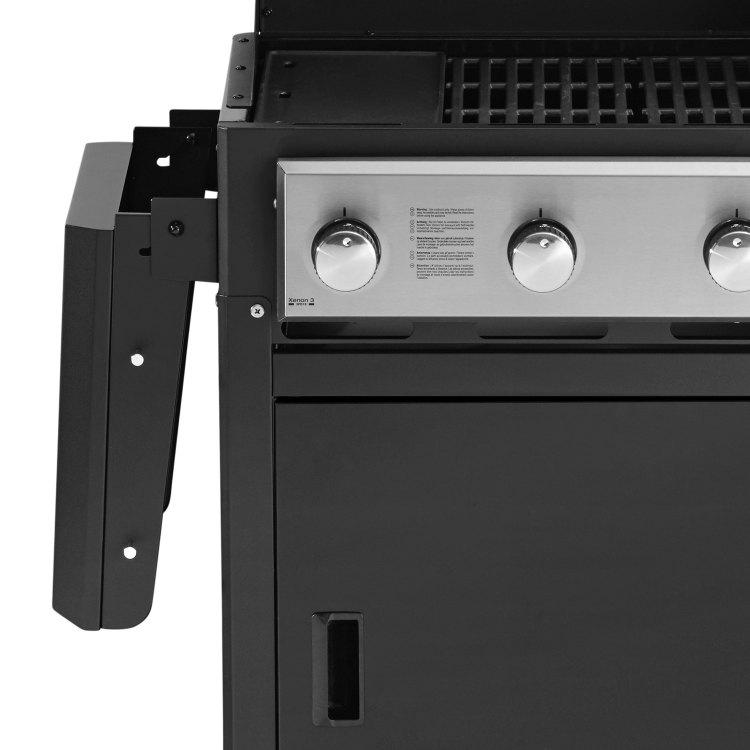 Grandhall Xenon 3 Gasgrill Schwarz