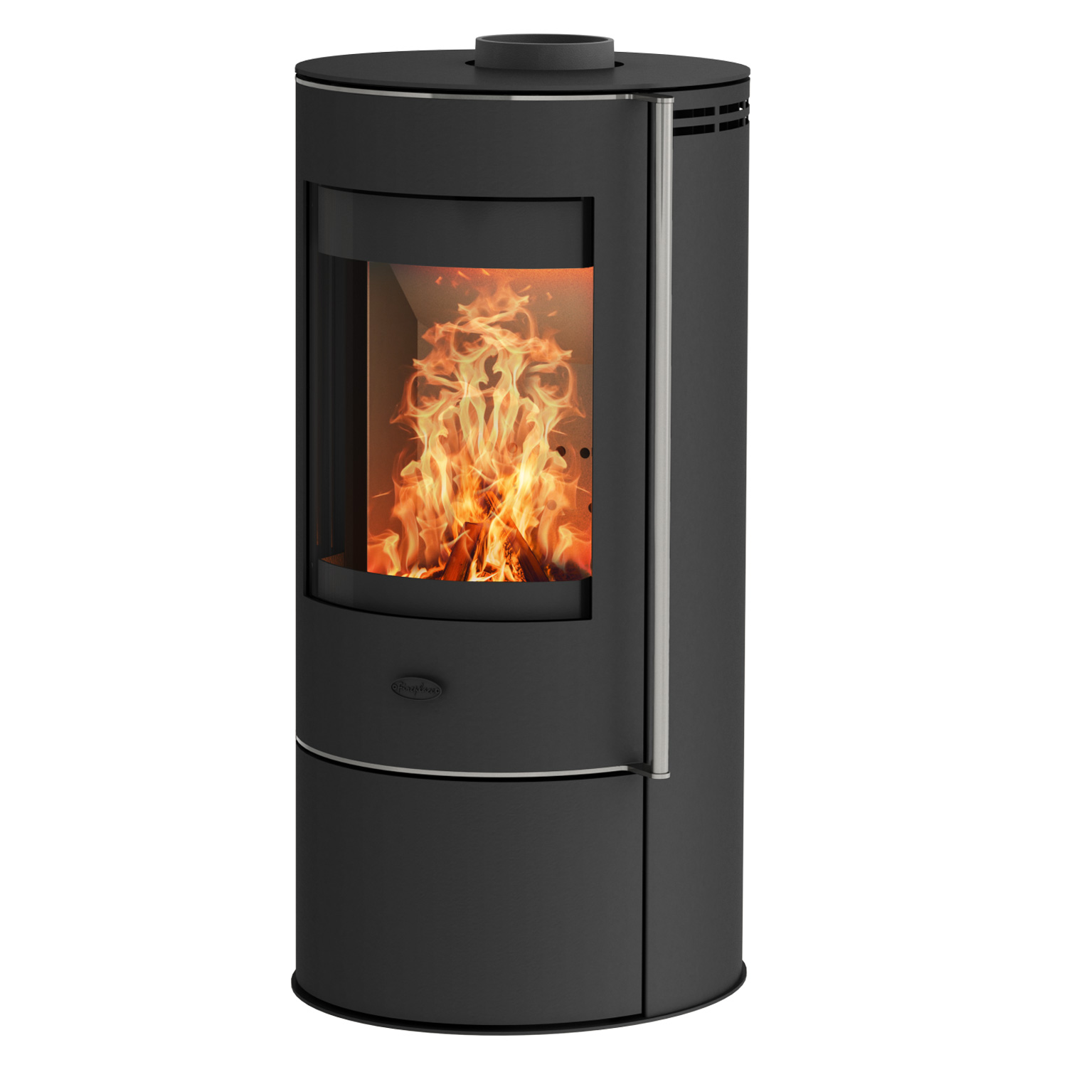 Fireplace Rondale Kaminofen Stahl Schwarz