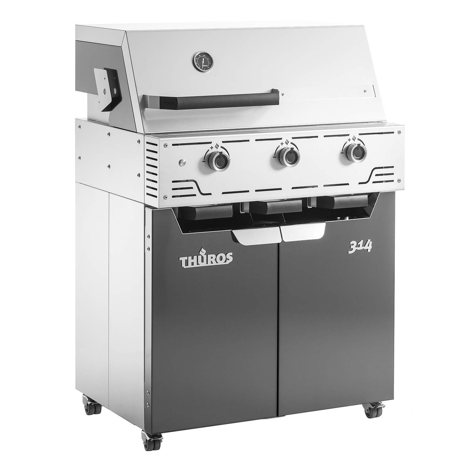 Thüros 314 Gas-Grillstation G3 Grillfläche 70 x 40 cm