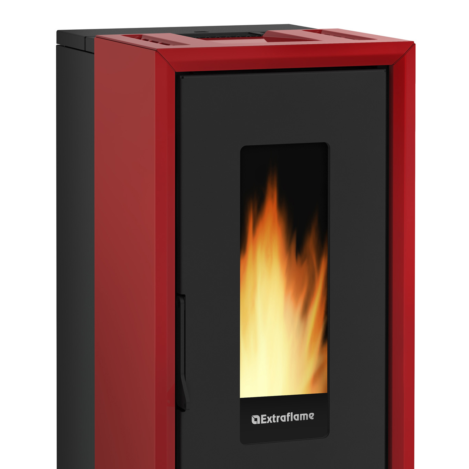 Extraflame Evolution Line Ella Pelletofen Bordeaux + 450 kg Pellets gratis