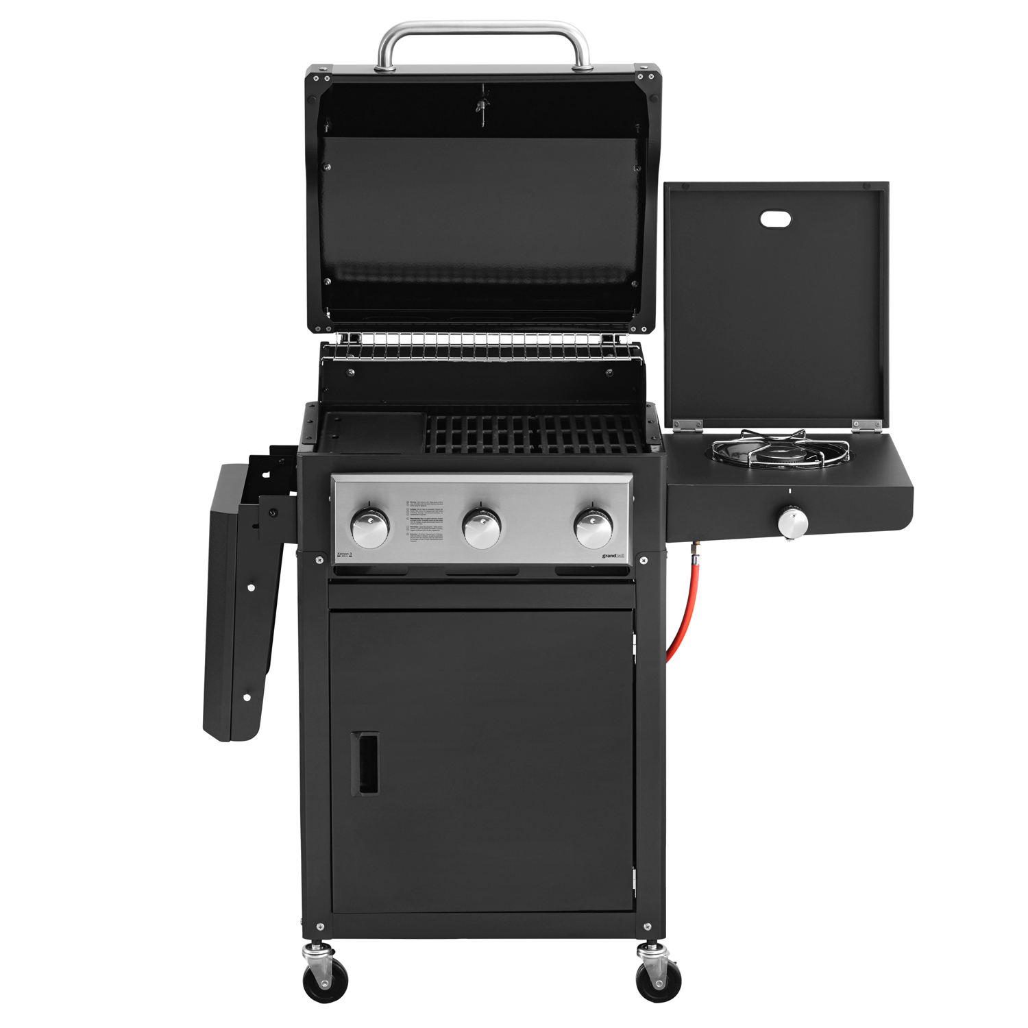 Grandhall Xenon 3 Gasgrill Schwarz