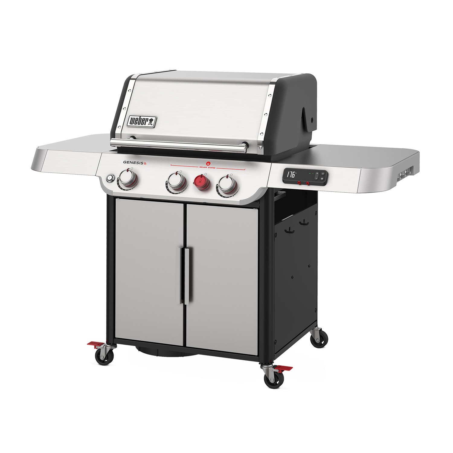 Weber Genesis SX-325S Smart Gas-Grillstation Edelstahl