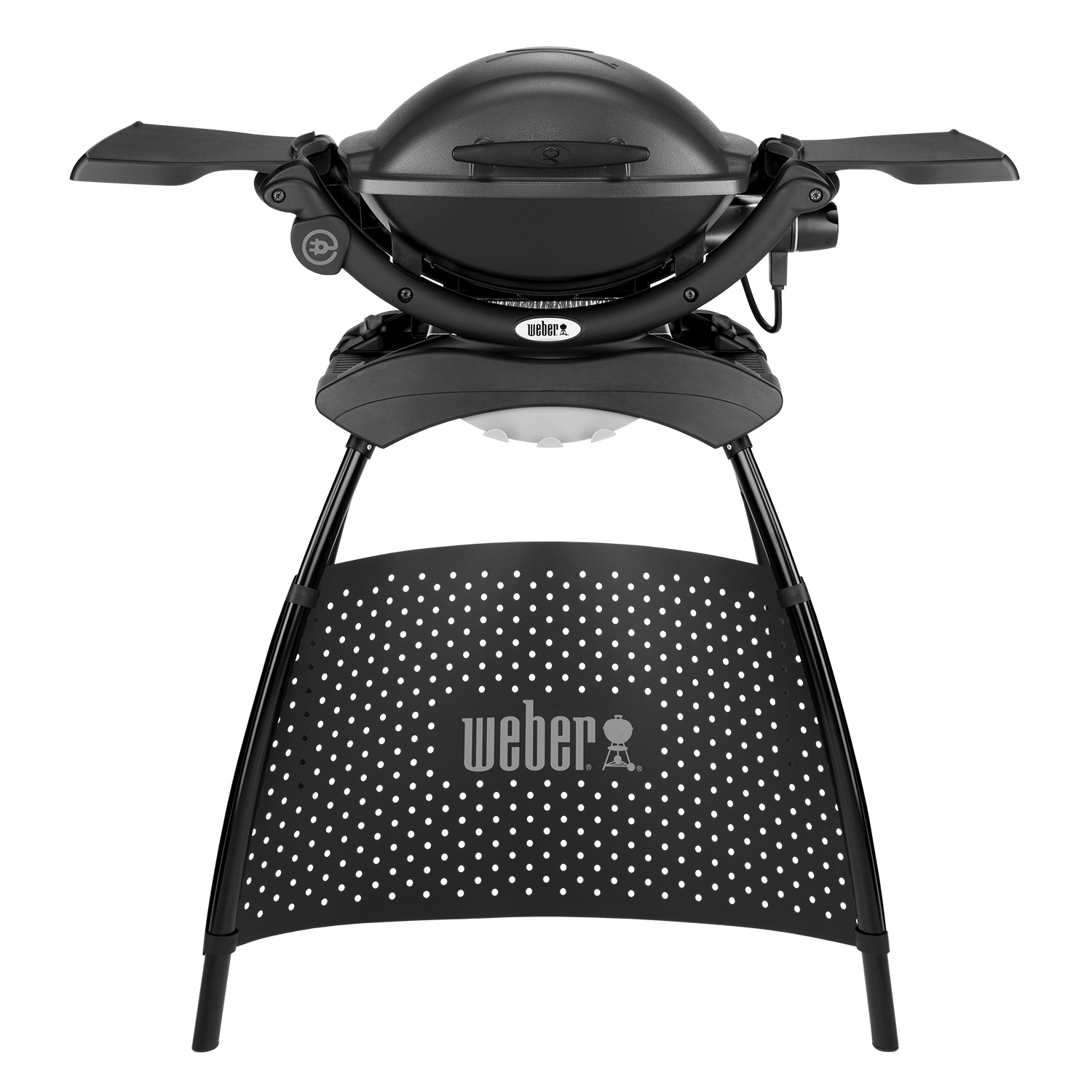 Weber Q 1400 Stand Elektro-Kugelgrill Dunkelgrau