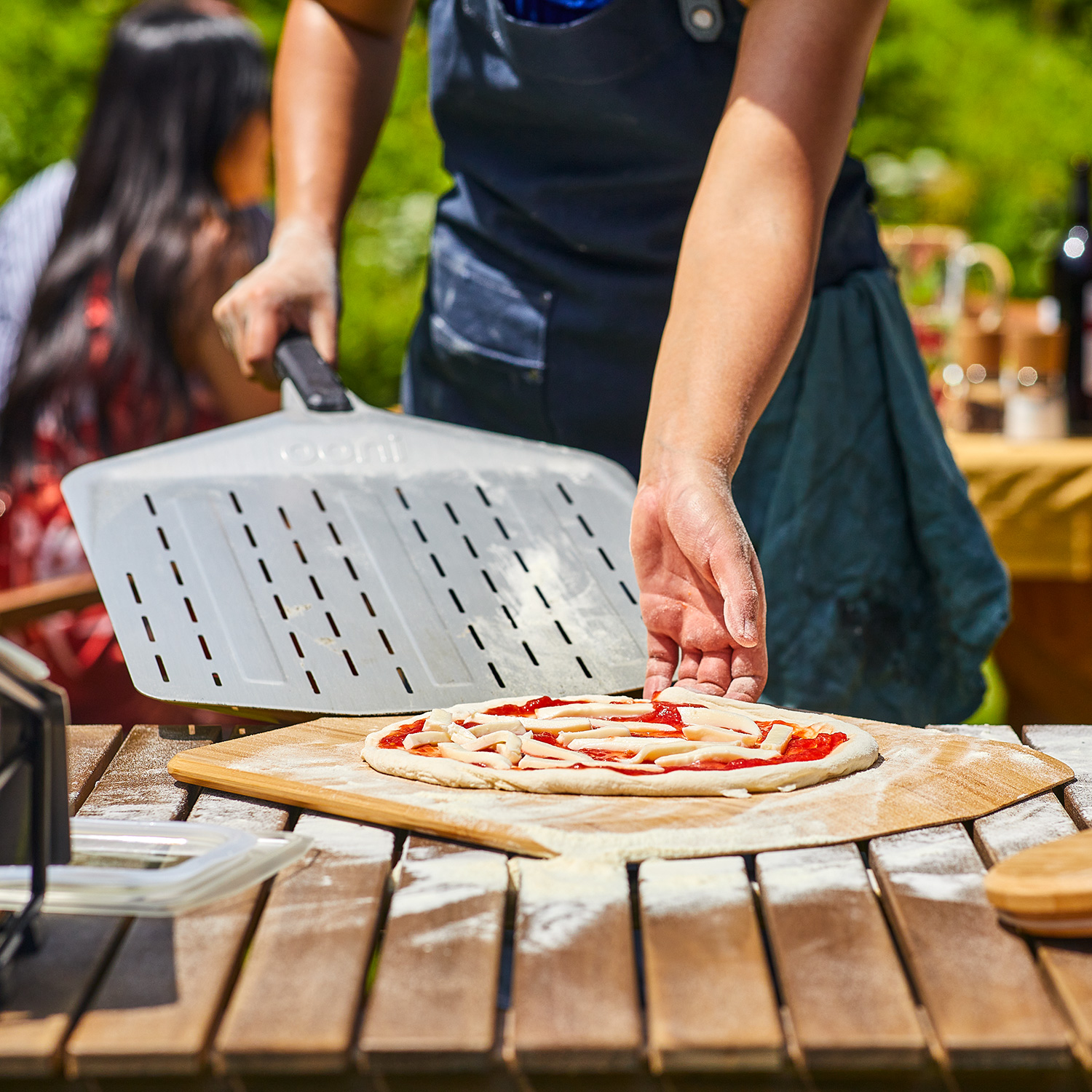 Ooni Pizzaschieber Aluminium perforiert 14"