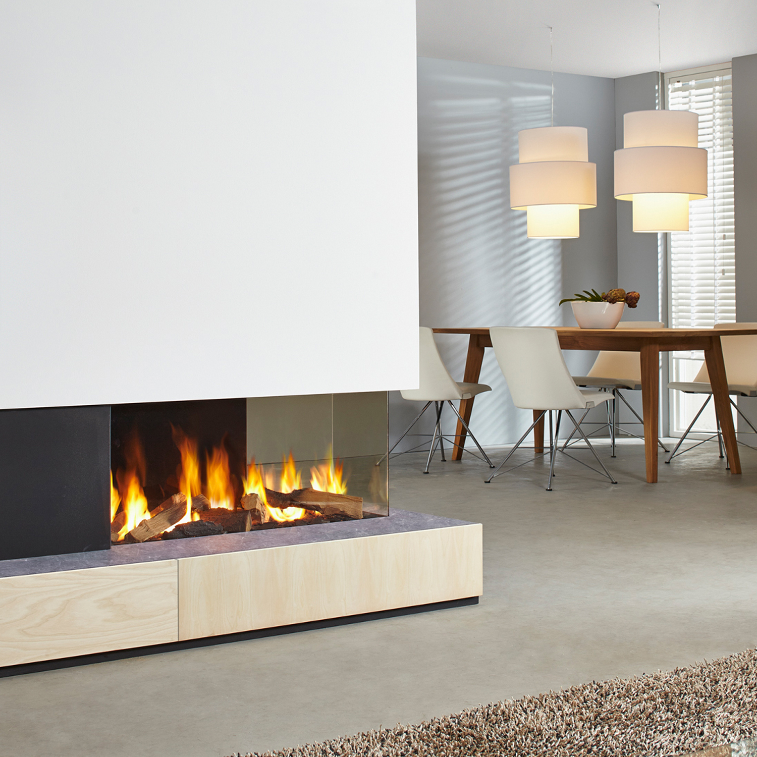 Spartherm DRU Metro 100XTL-41 RCH Gas-Kamineinsatz G31 / Rechts / Ceraglas / Clear View