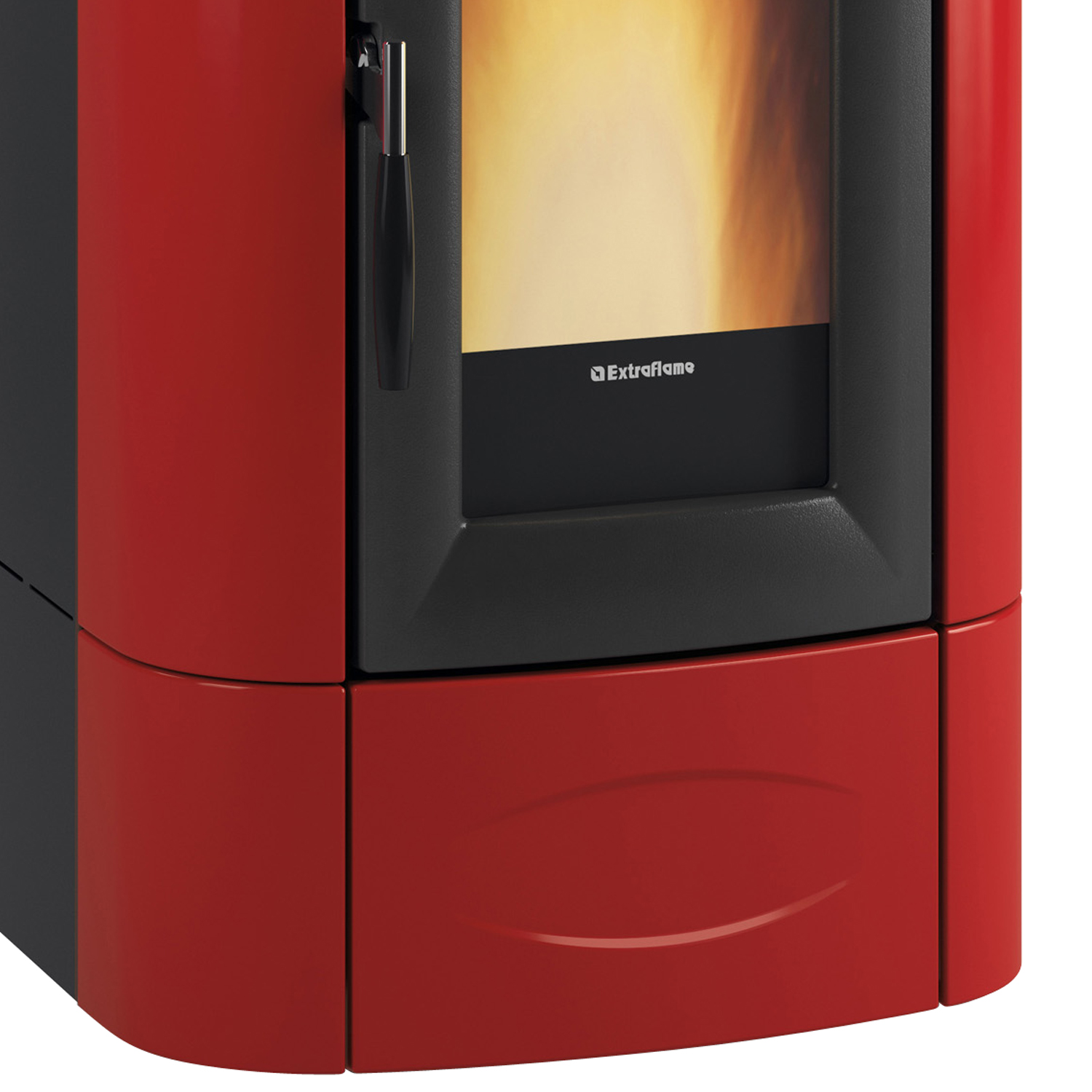 Extraflame Evolution Line Isidora Idro H20 wasserführender Pelletofen Bordeaux