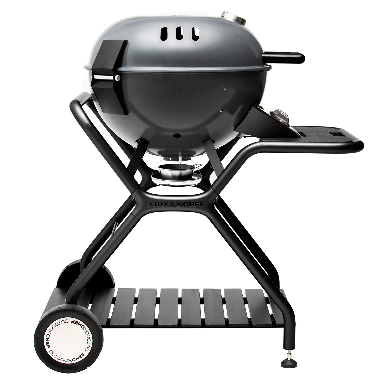 Outdoorchef Ascona 570 G Gas-Kugelgrill Dunkelgrau + Abdeckhaube