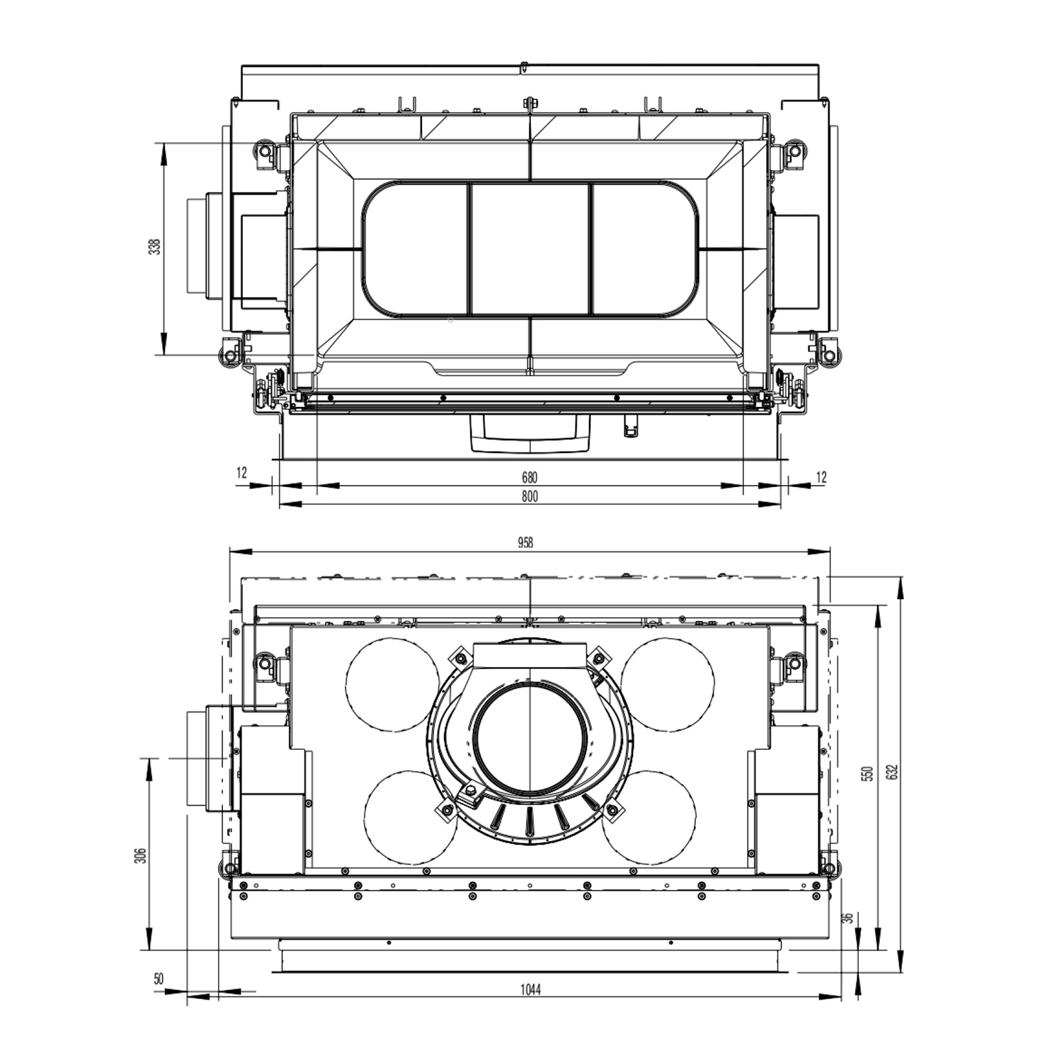 Austroflamm 80x64 S 2.0 Kamineinsatz