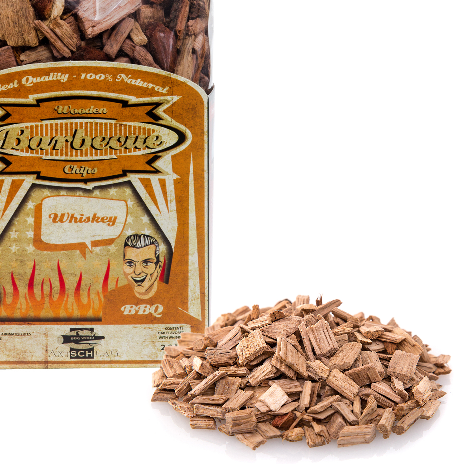 Axtschlag Wood Smoking Chips Whisky-Eiche 1 kg