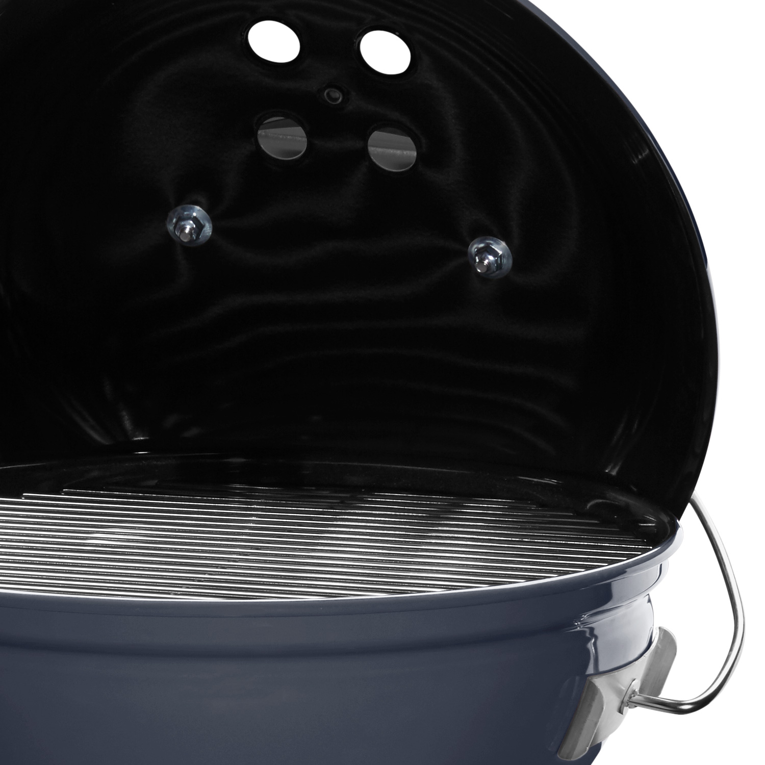 Weber Smokey Joe Premium Holzkohlegrill 37 cm Slate Blue