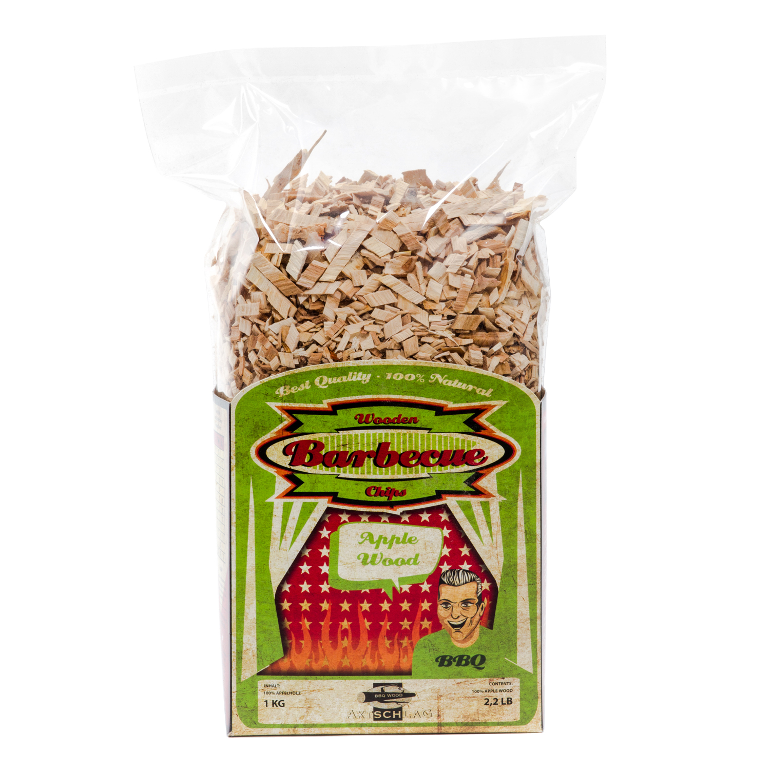 Axtschlag Wood Smoking Chips Apfel 1 kg