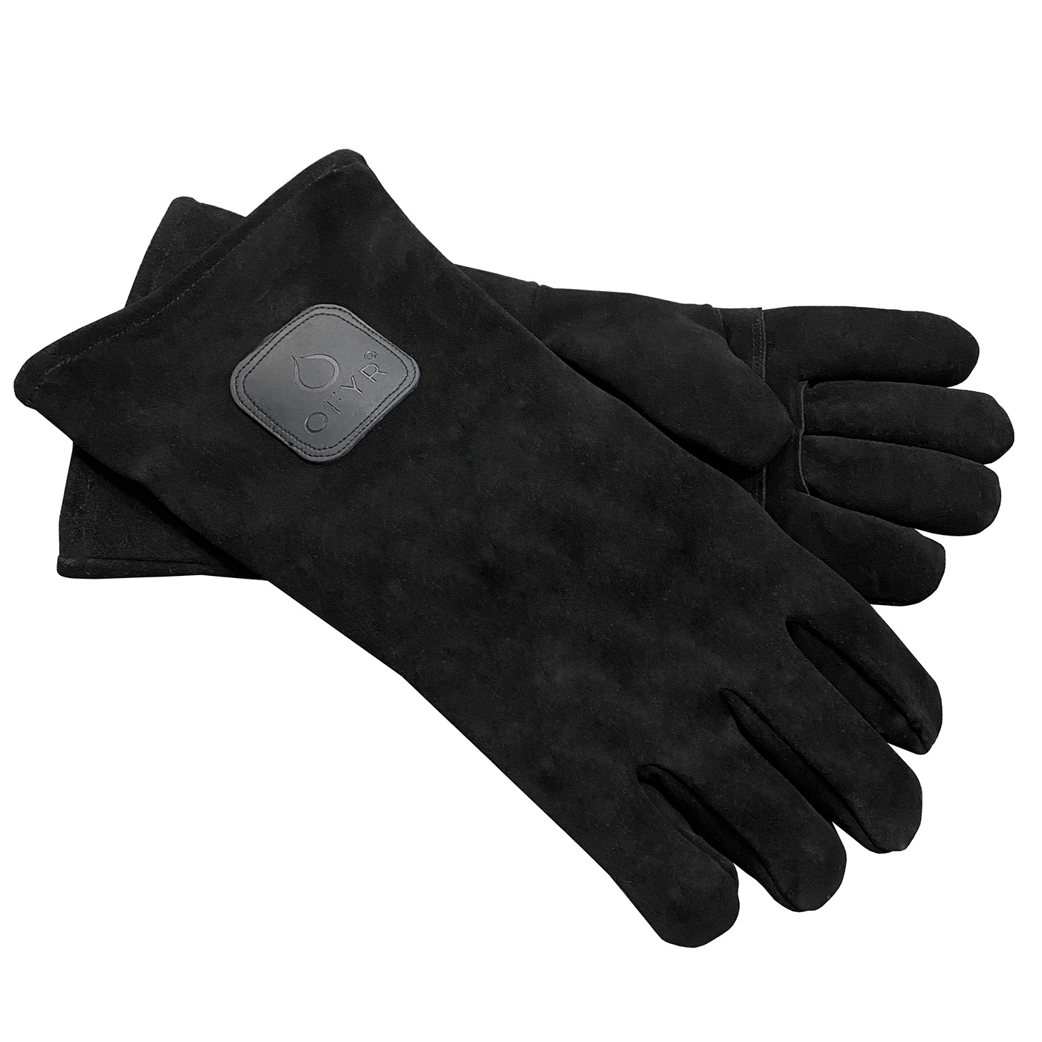 OFYR Grillhandschuhe Wildleder Schwarz