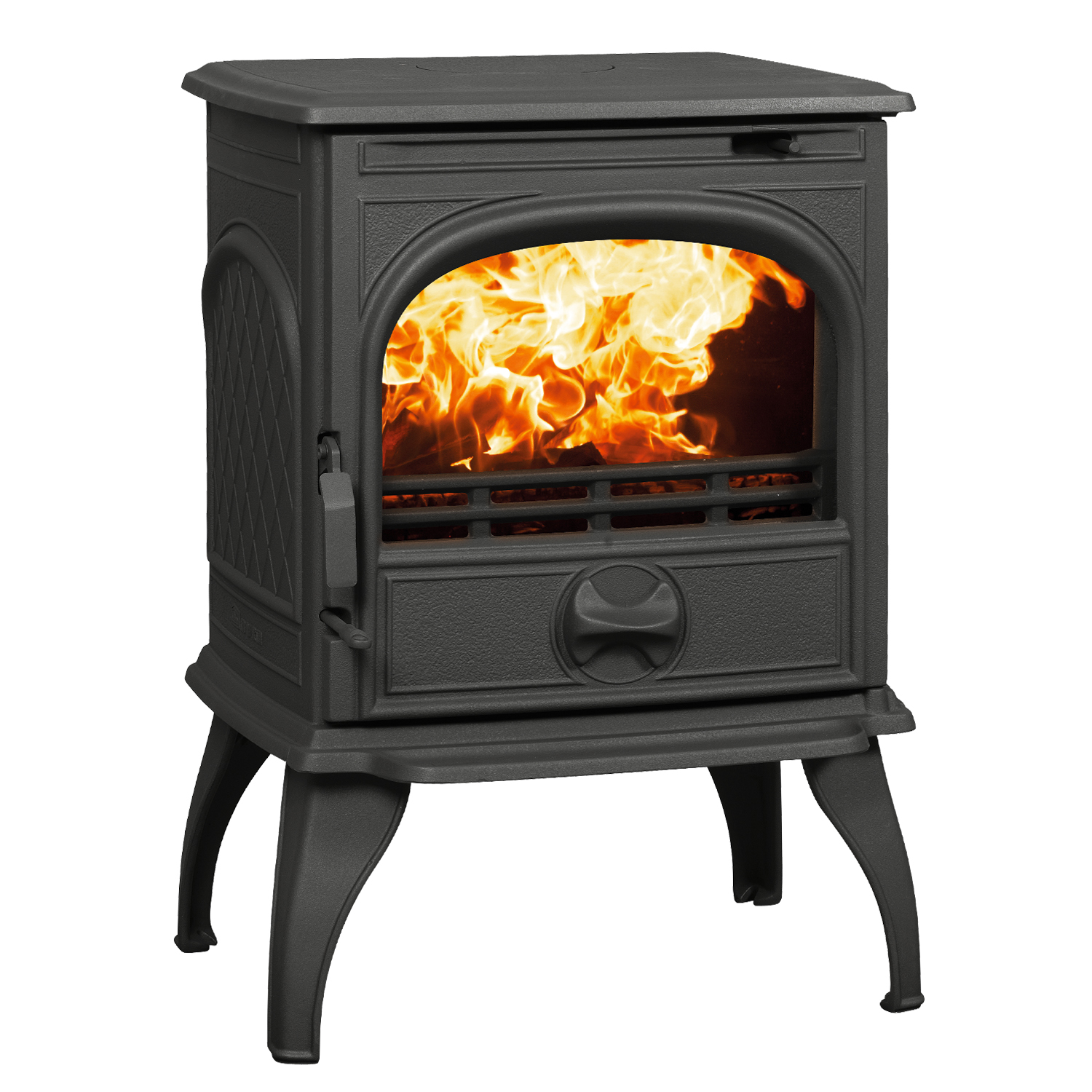 Dovre 250/B Kaminofen Gusseisen Schwarz, Bauart 2